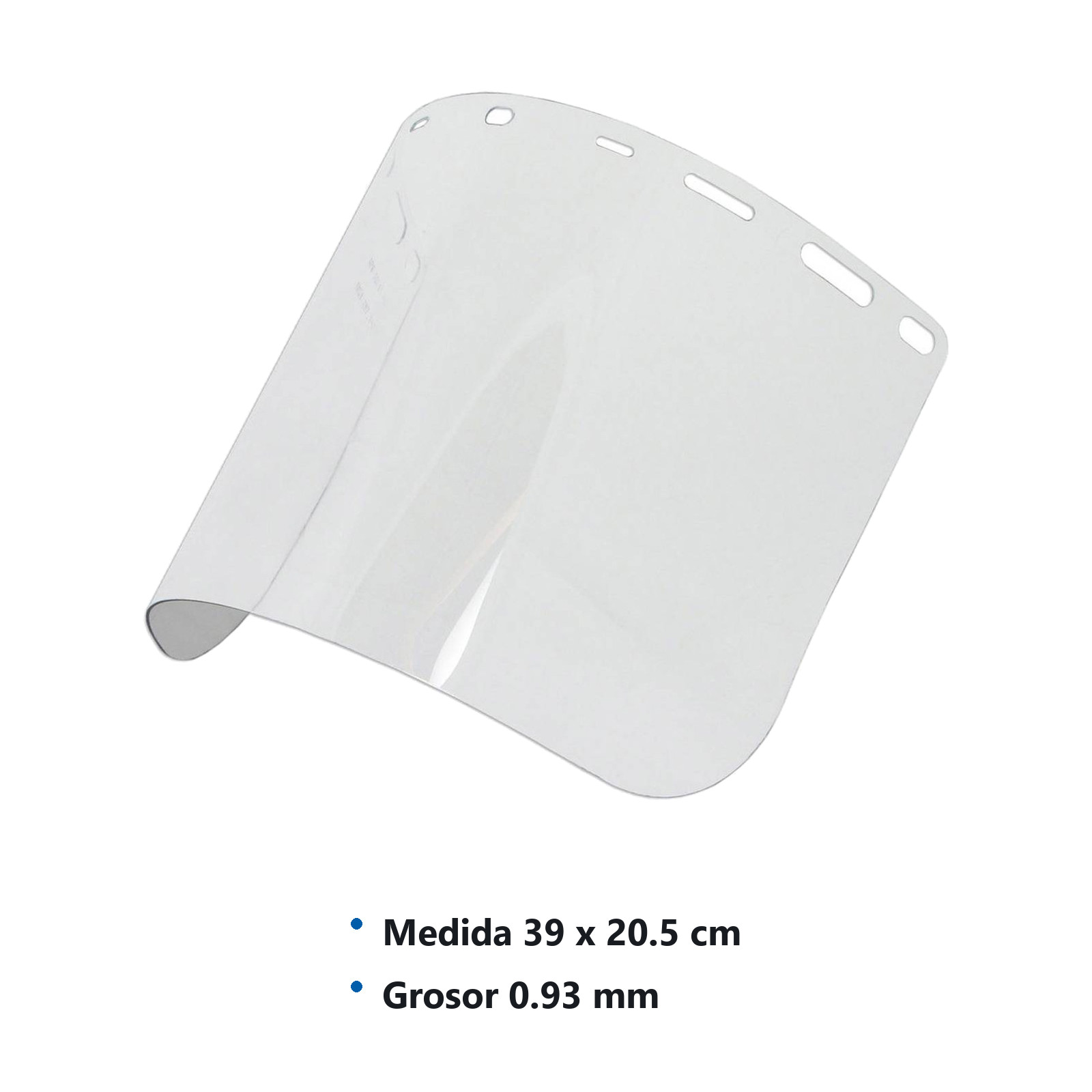 MICA FACIAL DE PETG 8X15.5" - Imagen 3