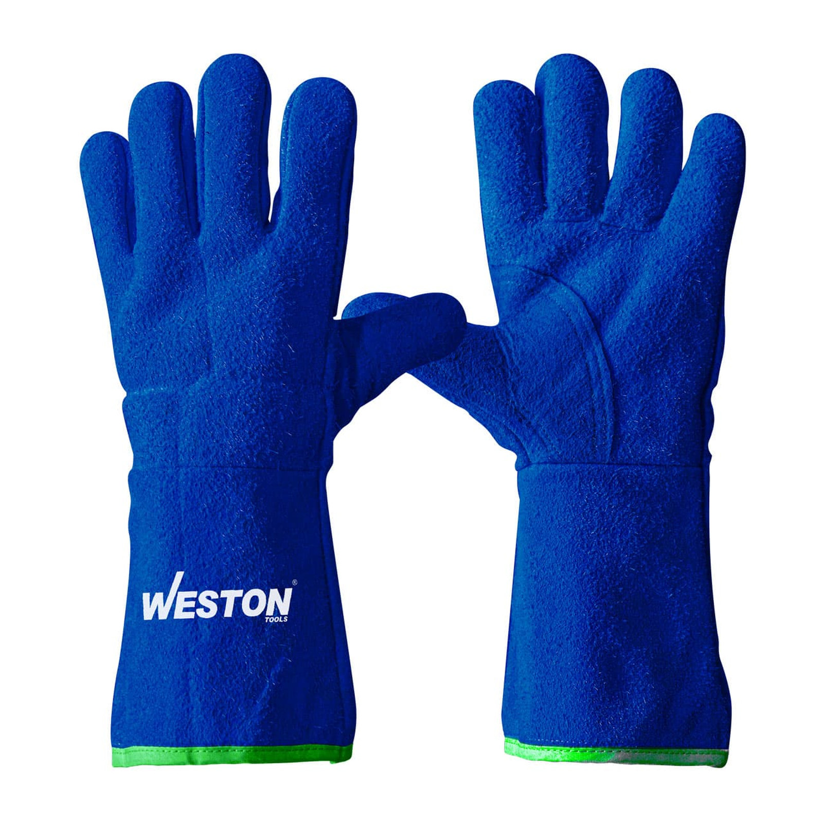 Guante Soldador Azul con Refuerzo Perico Weston (Par)
