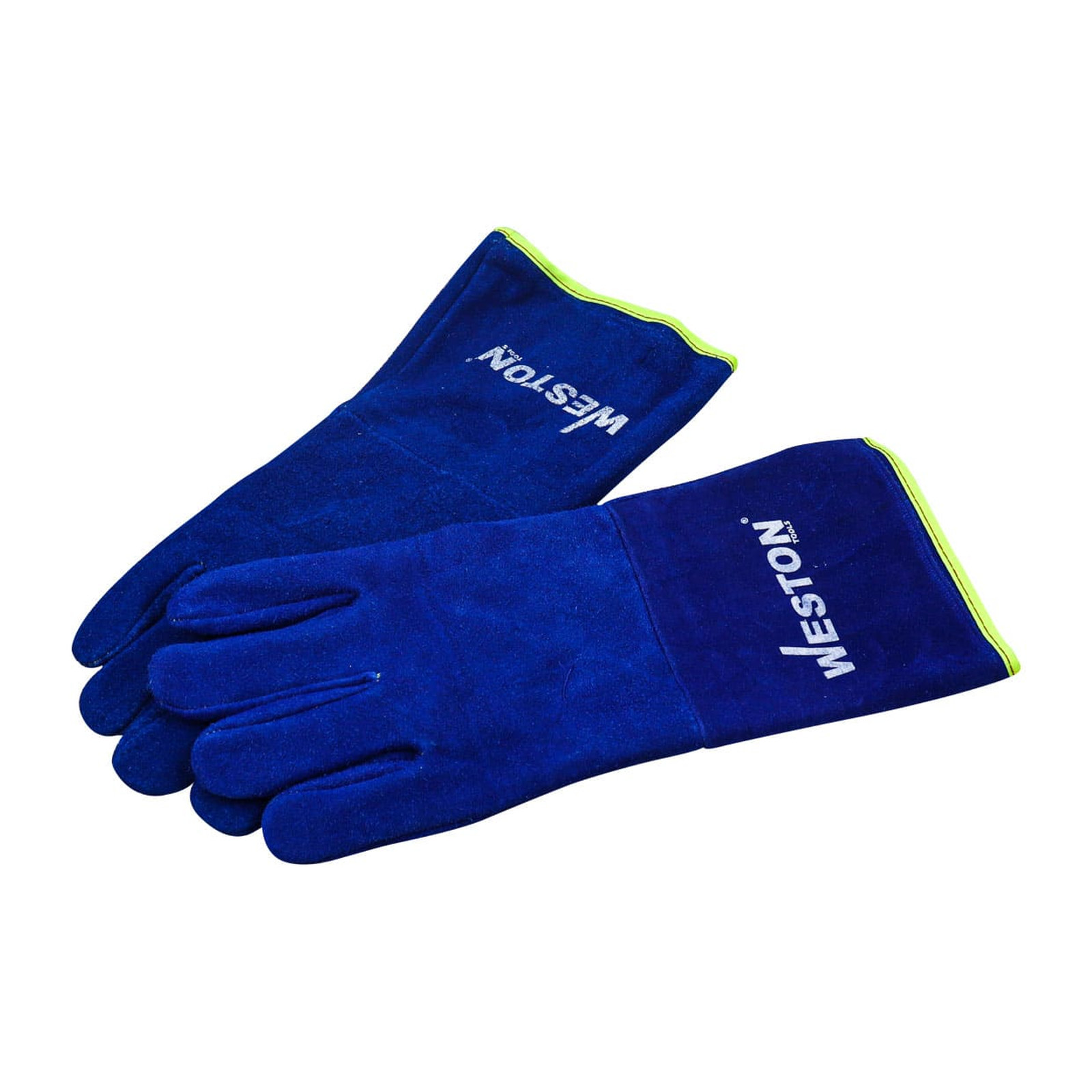 GUANTE SOLDADOR AZUL C/ REF. PERICO (Precio x par - Empaque c/25 pares) - Imagen 2