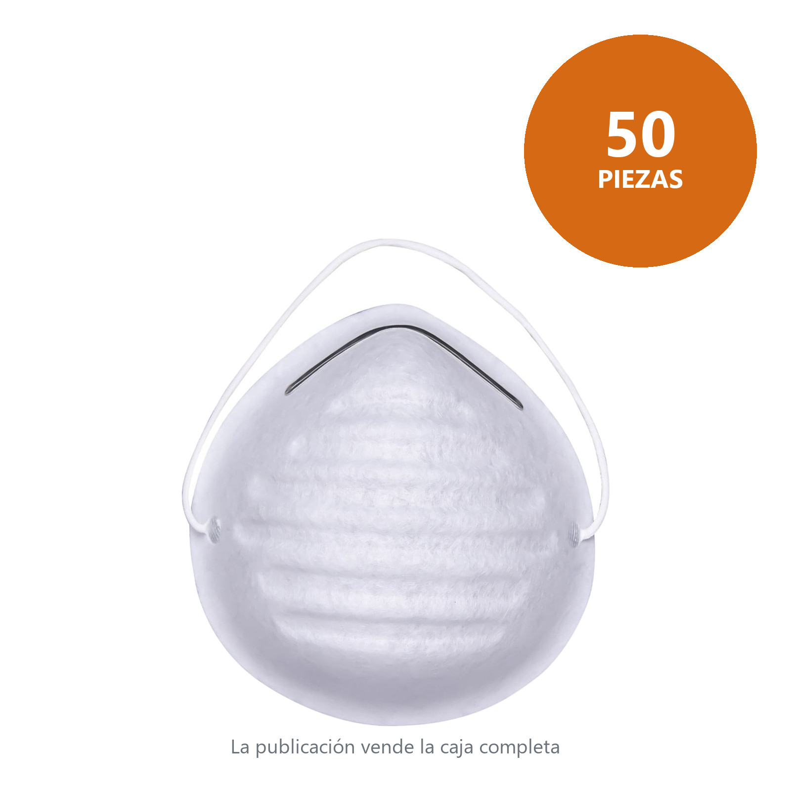 MASCARILLA DESECHABLE P/ POLVOS NO TOXICO (Precio x pieza - Empaque c/50 pzas) - Imagen 2