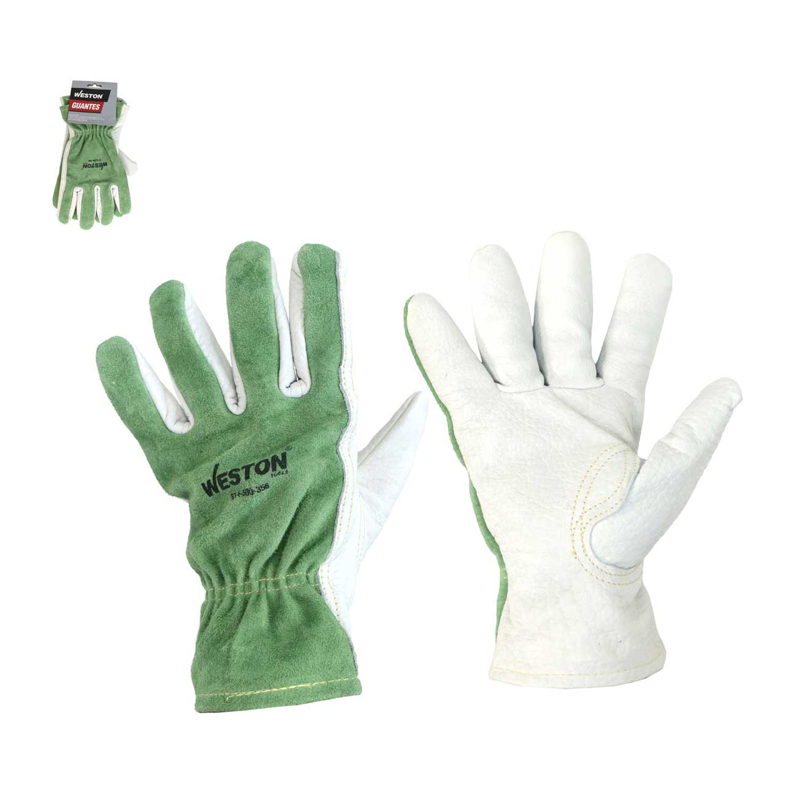 GUANTE DE TRABAJO DE PIEL DE BISONTE USO GENERAL PULGAR KEYSTONE 9.6"