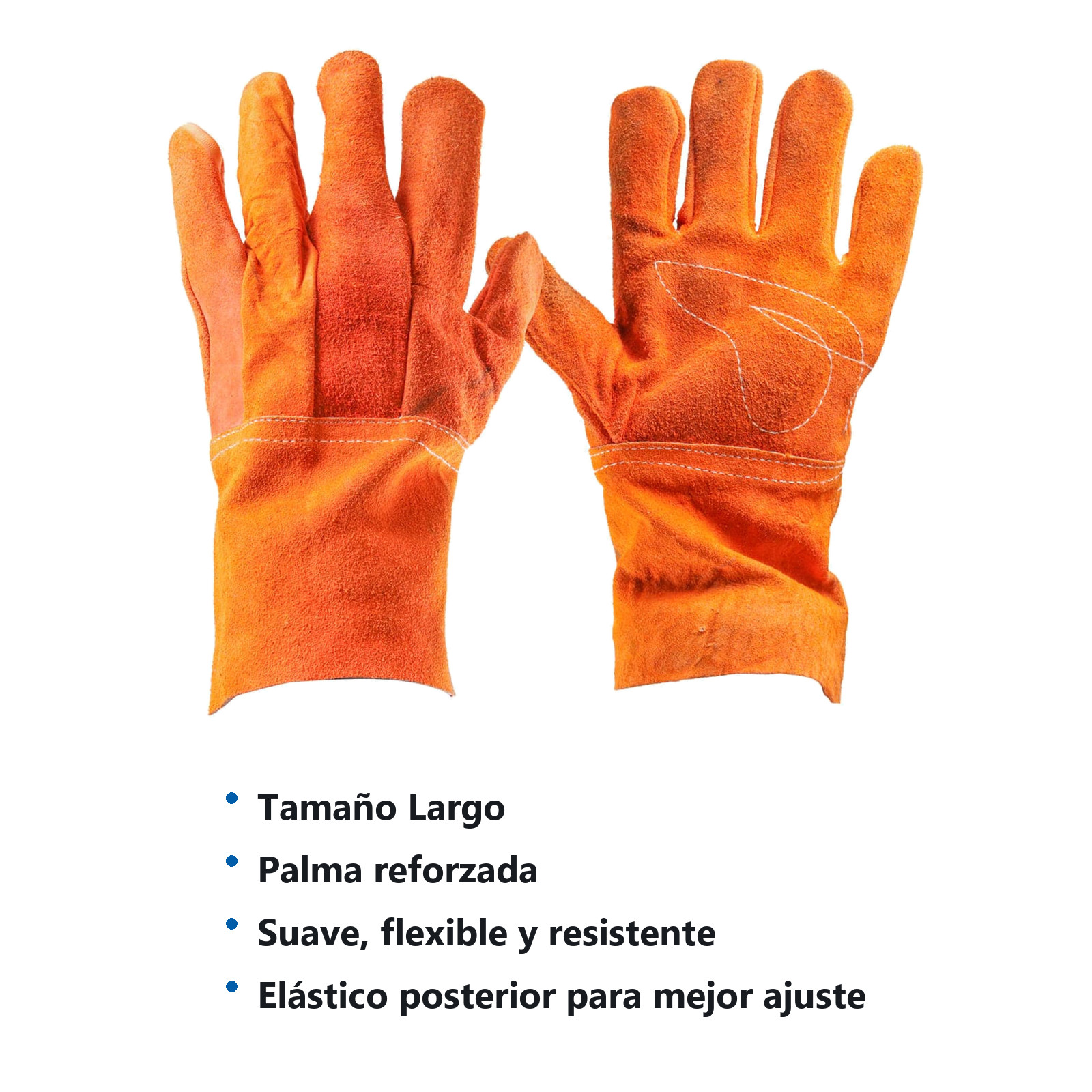 GUANTE DE CARNAZA LARGO (Precio x par - Empaque c/25 pares) - Imagen 3