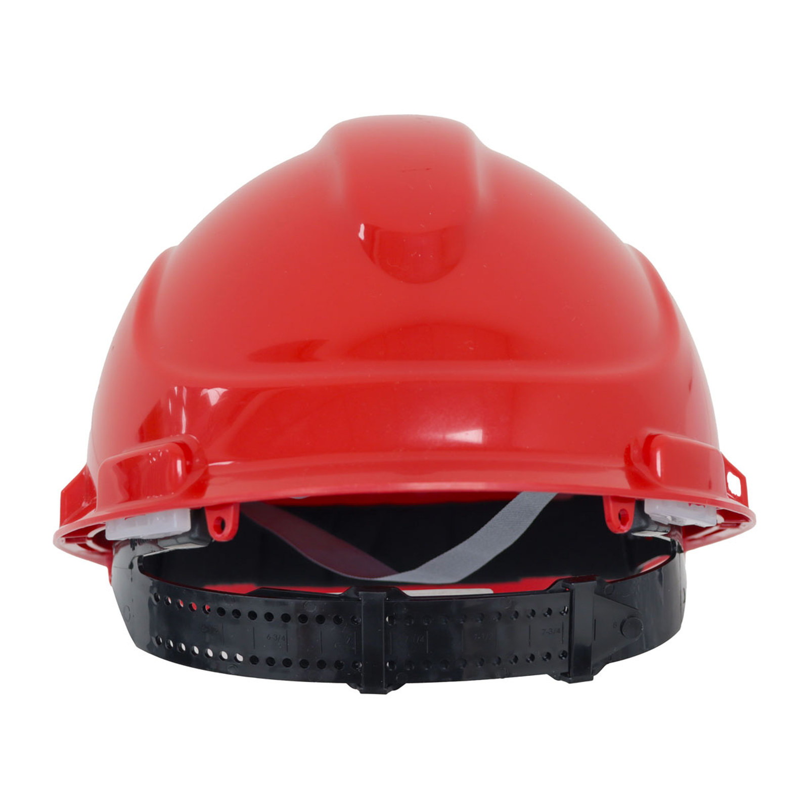 CASCO DE SEGURIDAD TIPO CACHUCHA CON AJUSTE DE INTERVALOS ROJO - Imagen 2