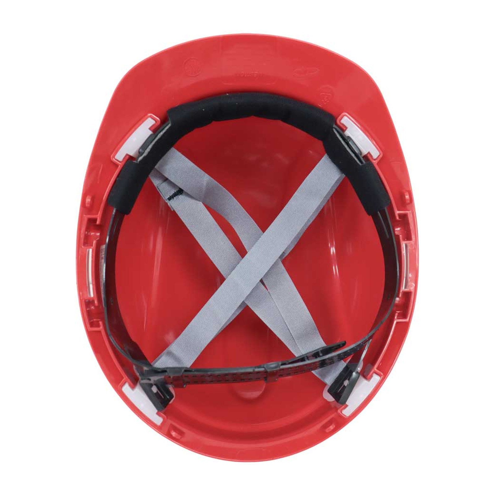 CASCO DE SEGURIDAD TIPO CACHUCHA CON AJUSTE DE INTERVALOS ROJO - Imagen 3