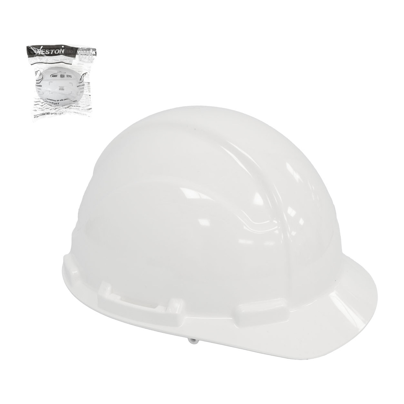 Casco de Seguridad Tipo Cachucha con Ajuste de Intervalos Blanco WESTON