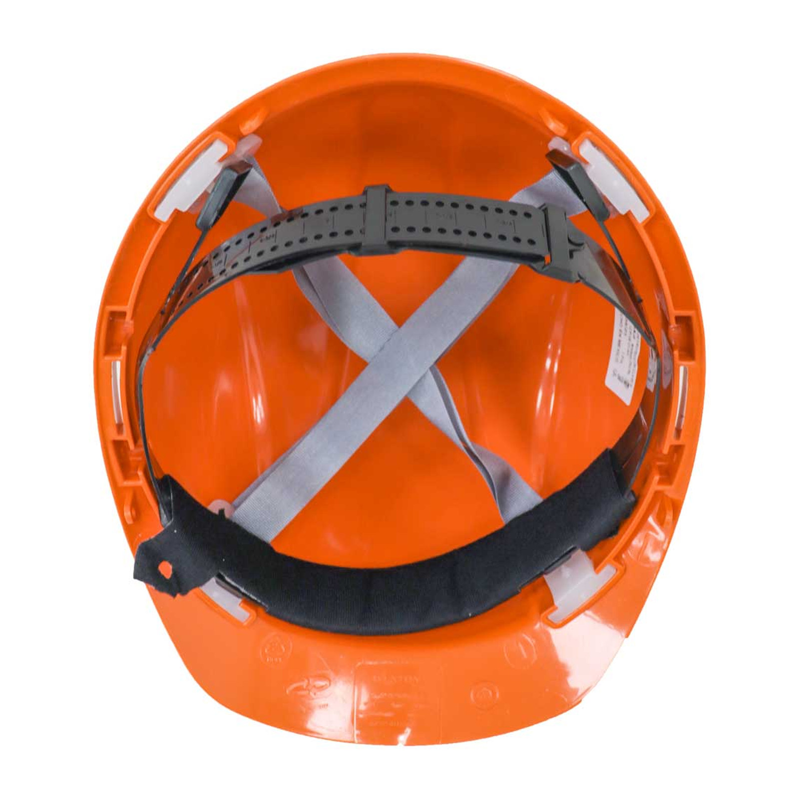 CASCO DE SEGURIDAD TIPO CACHUCHA CON AJUSTE DE INTERVALOS NARANJA - Imagen 2
