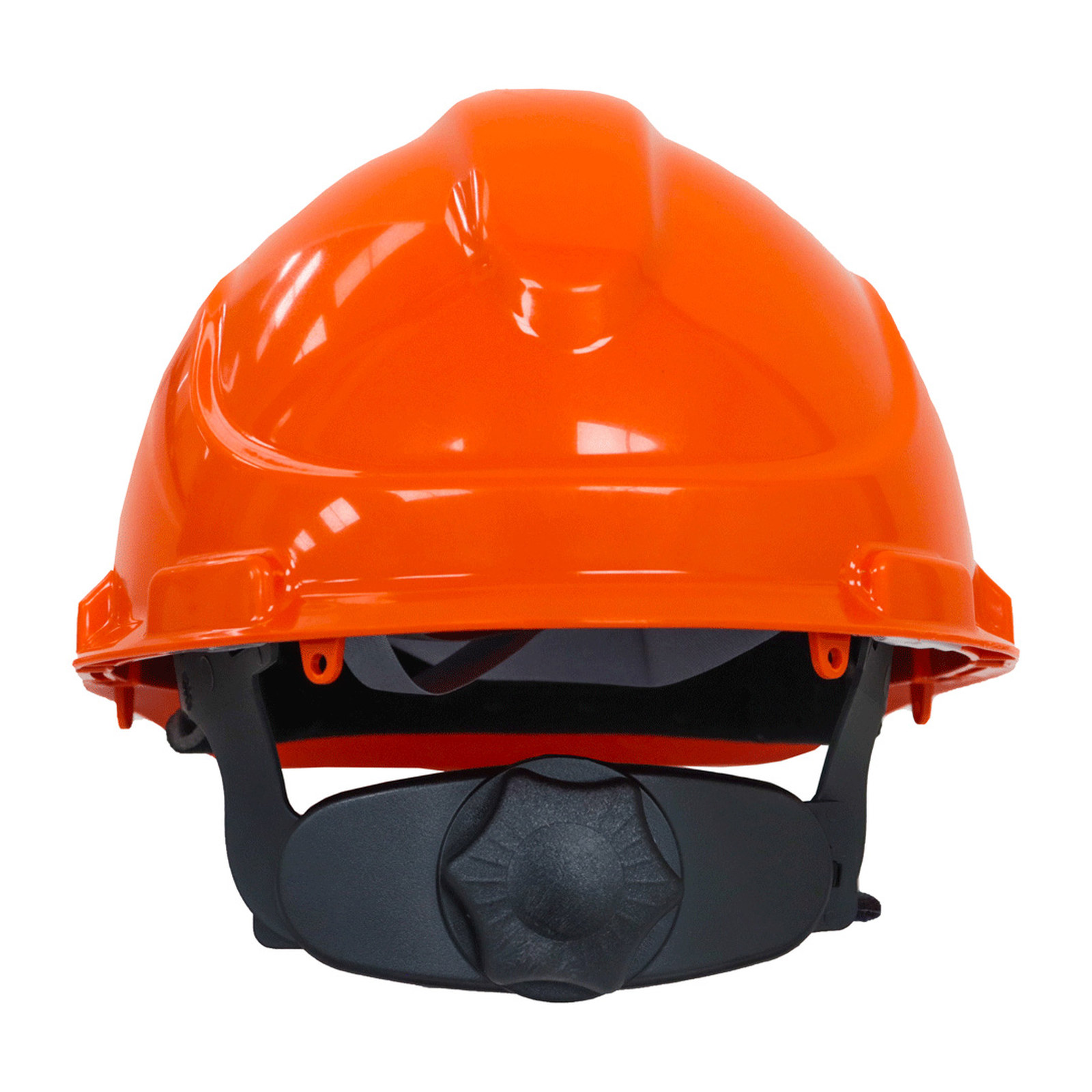 CASCO DE SEGURIDAD TIPO CACHUCHA C/MATRACA NARANJA - Imagen 2