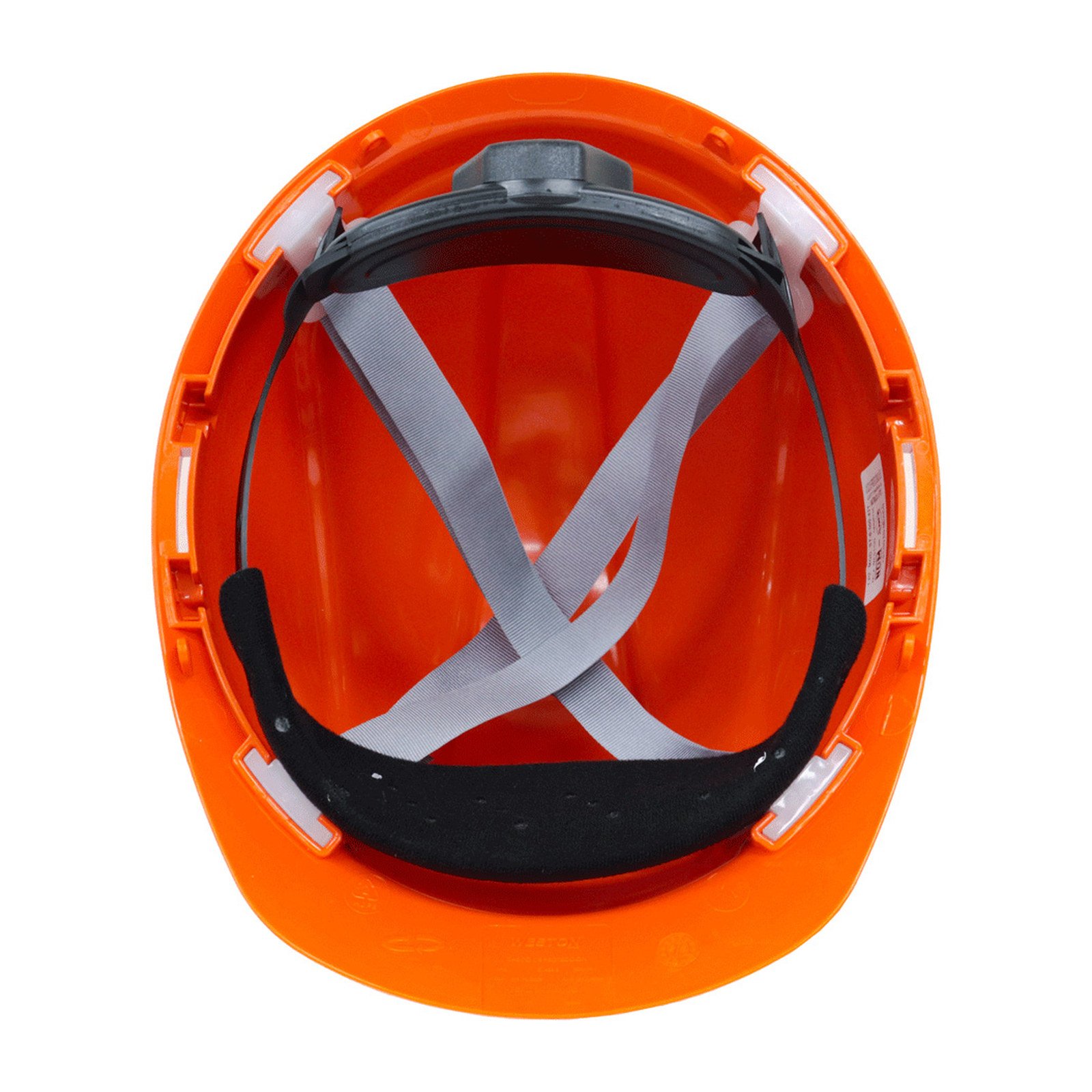 CASCO DE SEGURIDAD TIPO CACHUCHA C/MATRACA NARANJA - Imagen 3