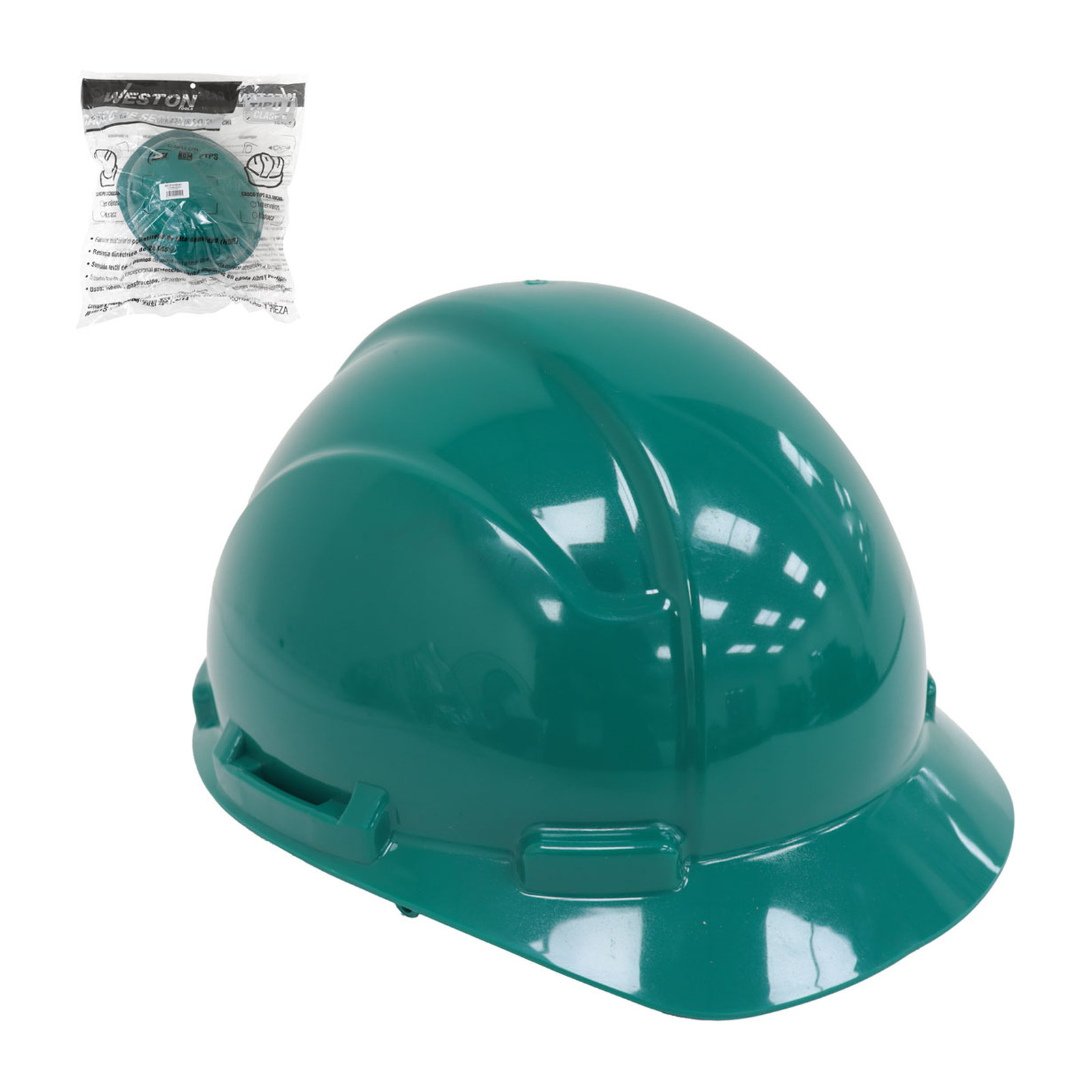 Casco de Seguridad Tipo Cachucha con Ajuste de Intervalos Verde WESTON