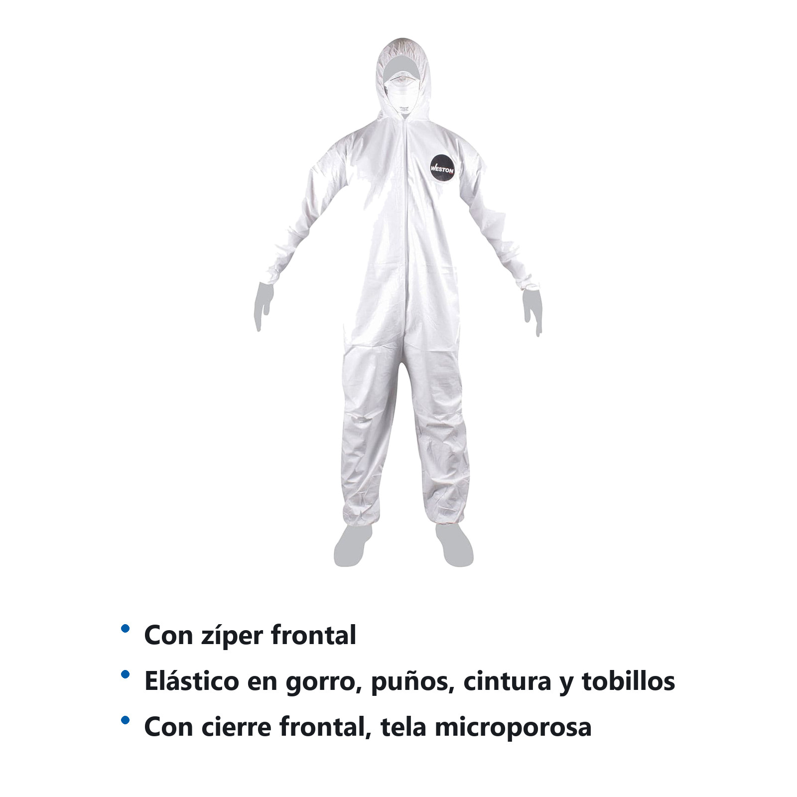 OVEROL DESECHABLE TALLA L - Imagen 2