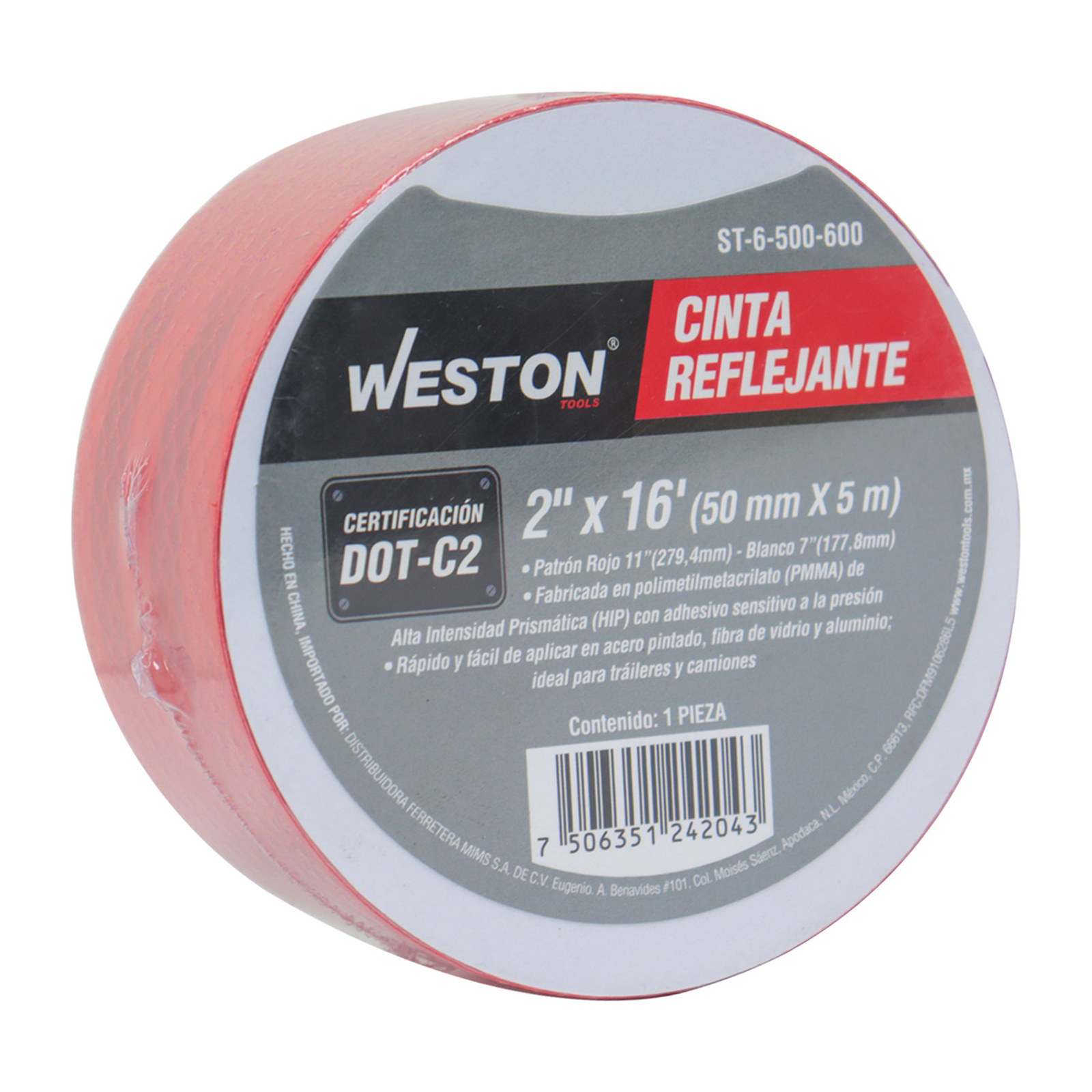 CINTA REFLEJANTE 2" X 16' (5M) - Imagen 4