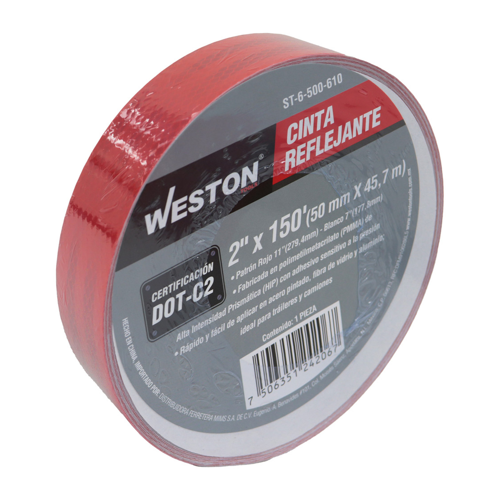 CINTA REFLEJANTE 2" X 50YD (45.7M) - Imagen 4