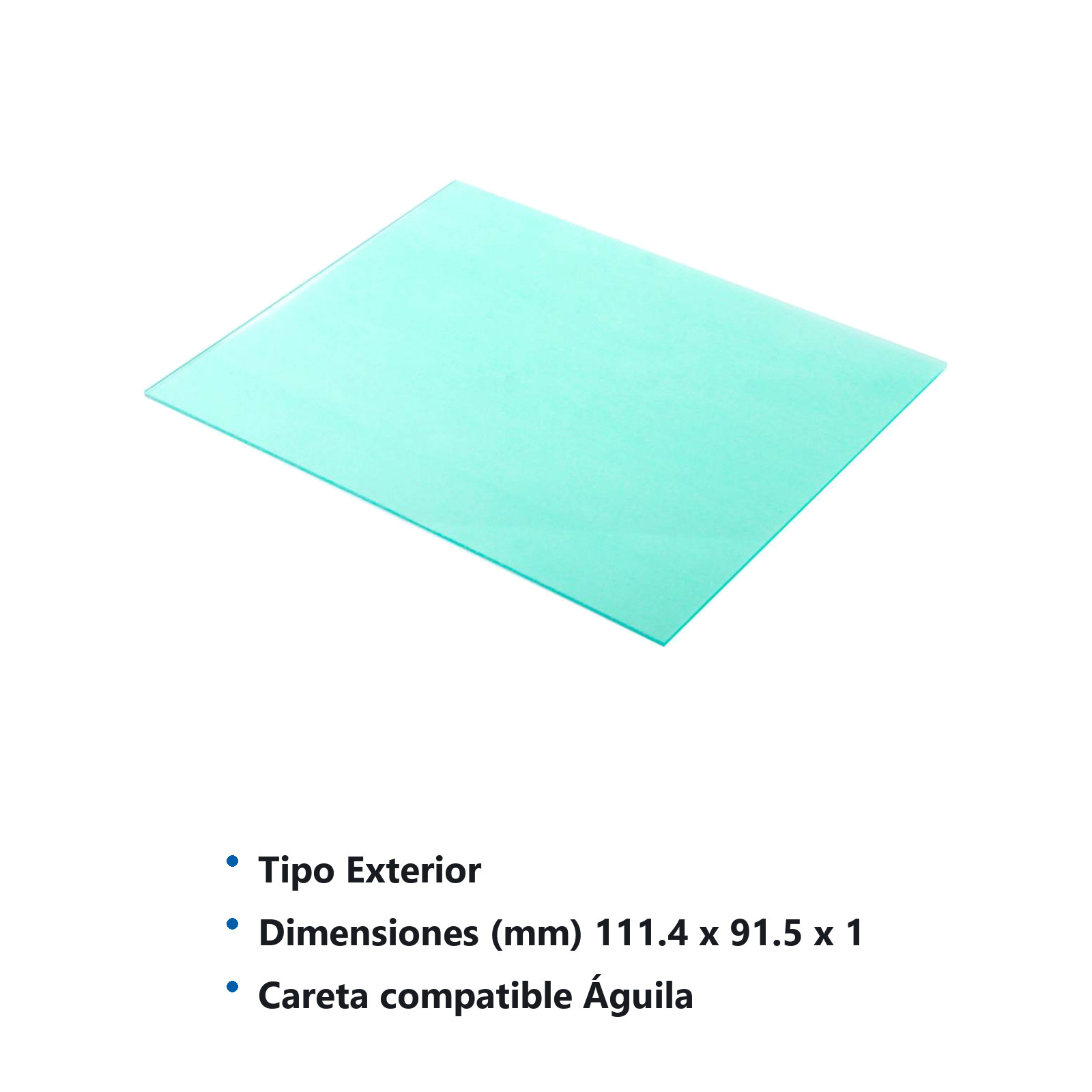 MICA EXTERIOR P/CARETA DE SOLDAR (AGUILA) (Precio x Pieza - Empaque C/10 piezas) - Imagen 3
