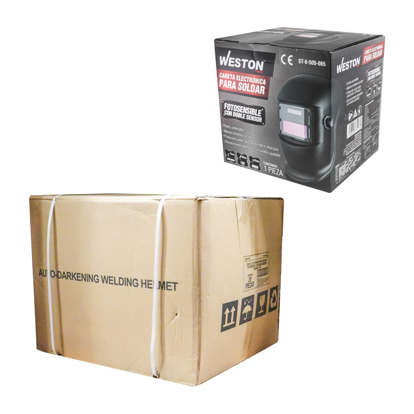 CARETA P/SOLDAR ELEC. SENCILLA (Precio x Pieza - Caja C/5 piezas) - Imagen 4