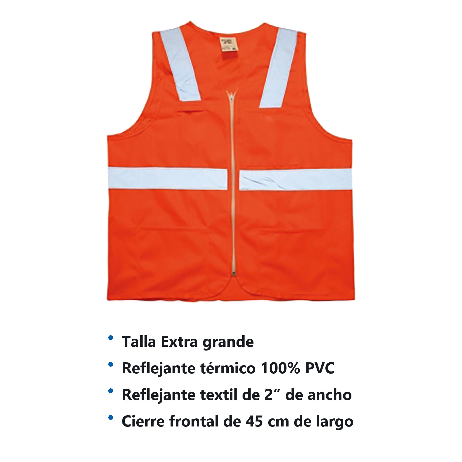 CHALECO ALTA VISIBILIDAD TALLA XG - Imagen 2