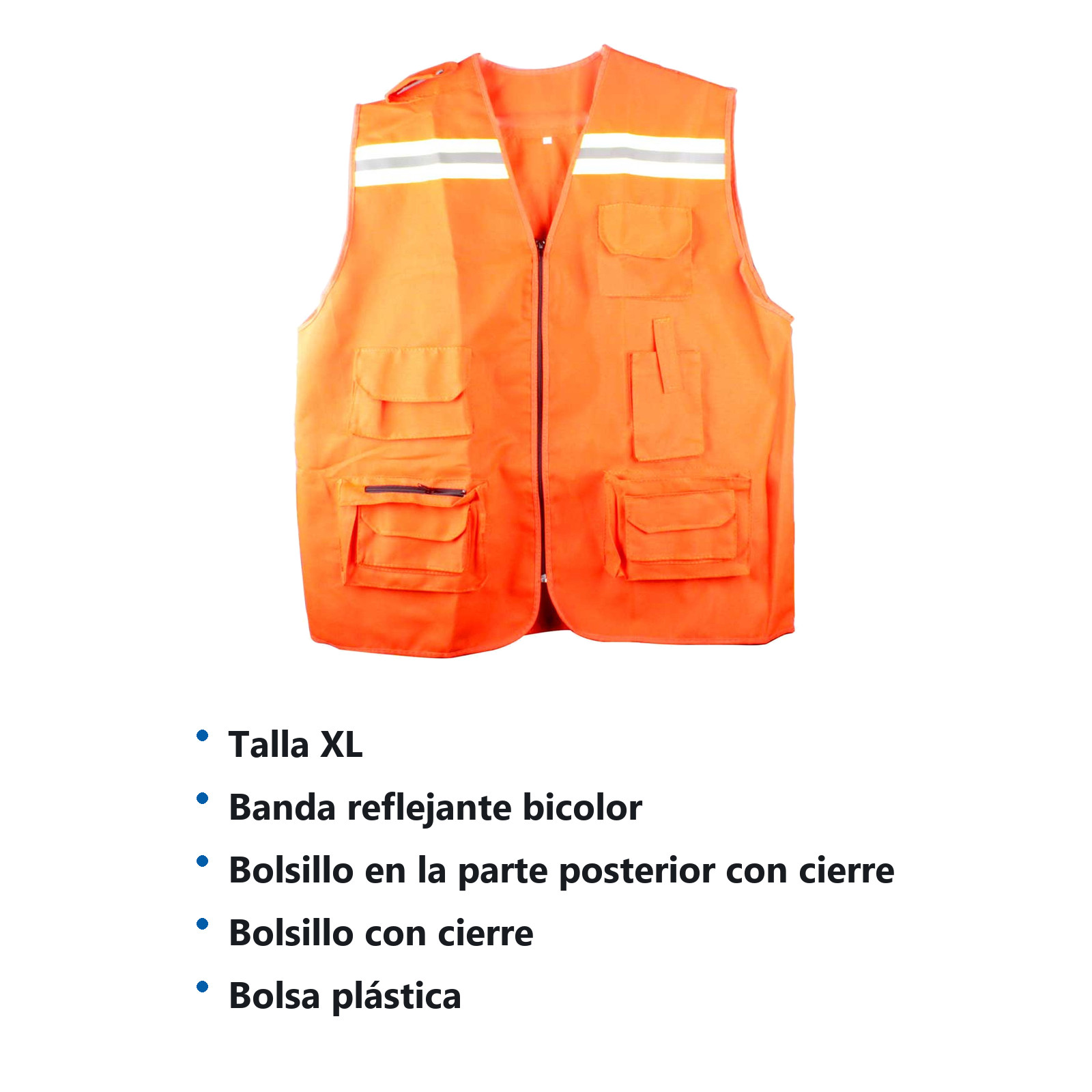 CHALECO G-MAX NARANJA XL - Imagen 3
