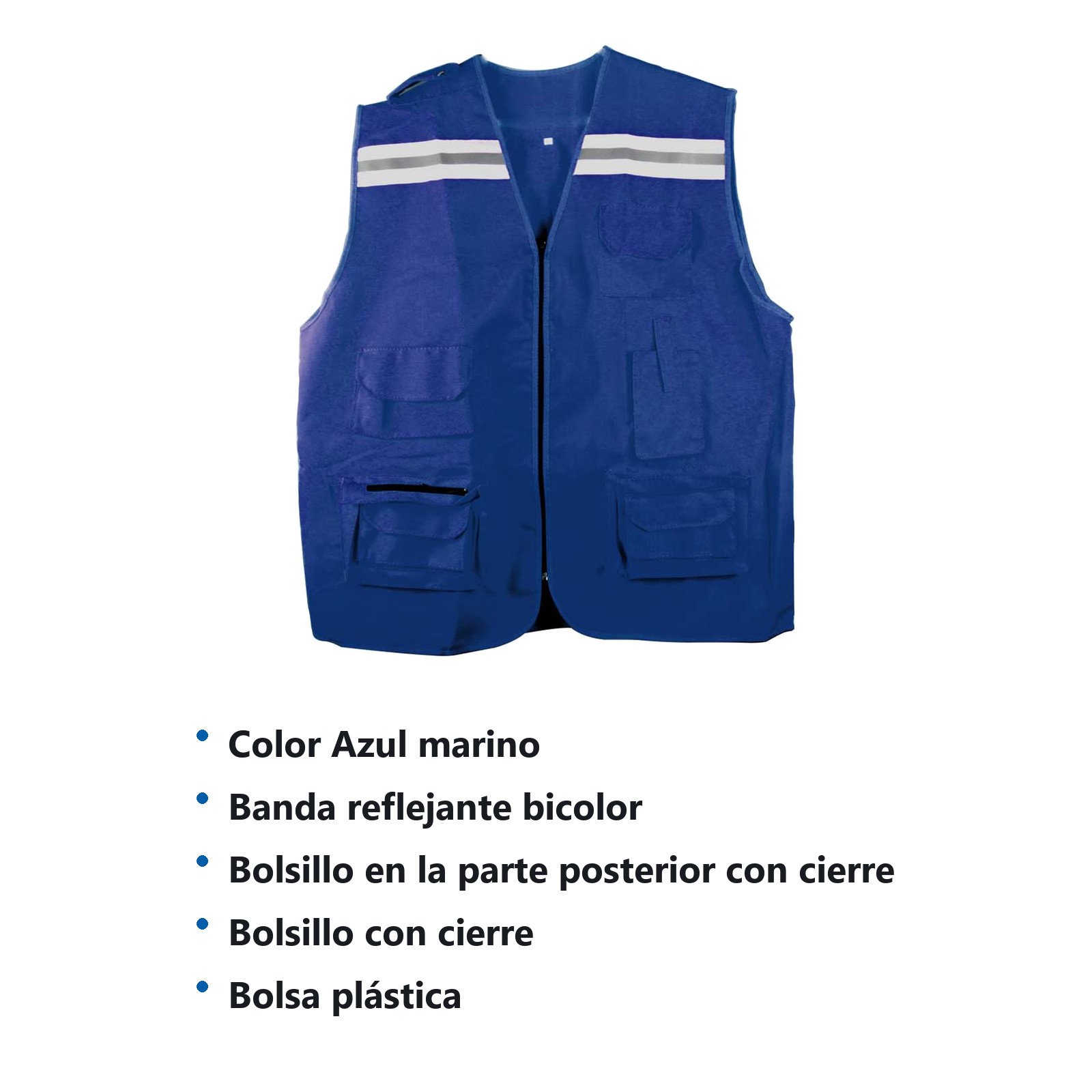 CHALECO G-MAX AZUL MARINO L - Imagen 3
