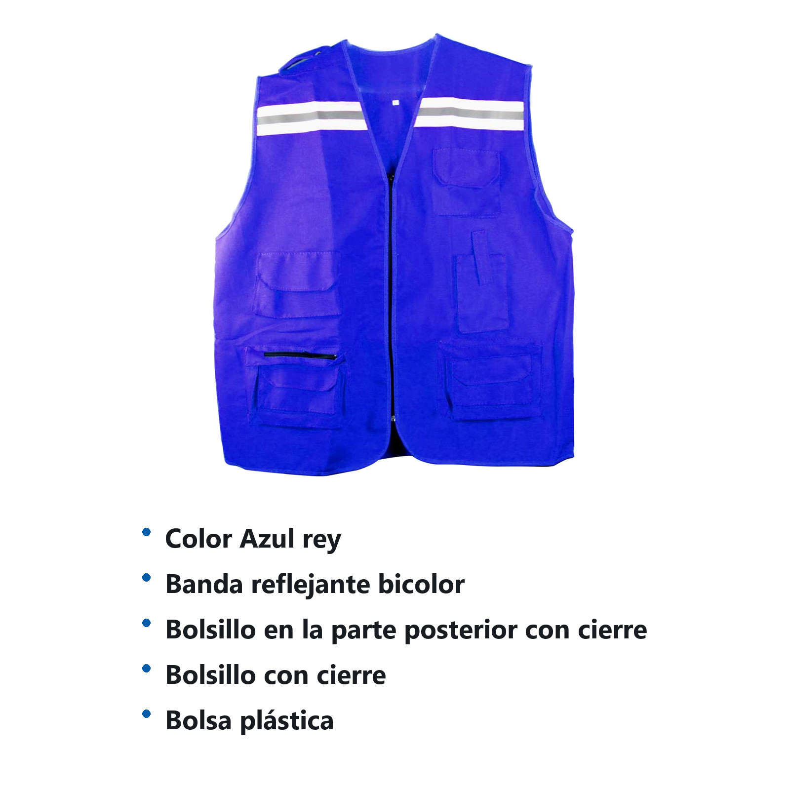 CHALECO G-MAX AZUL REY L - Imagen 3