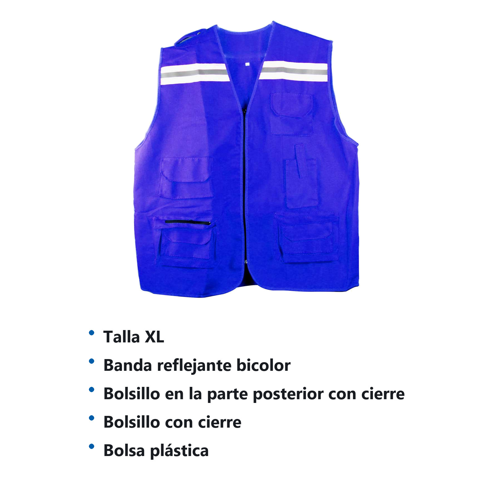 CHALECO G-MAX AZUL REY XL - Imagen 3