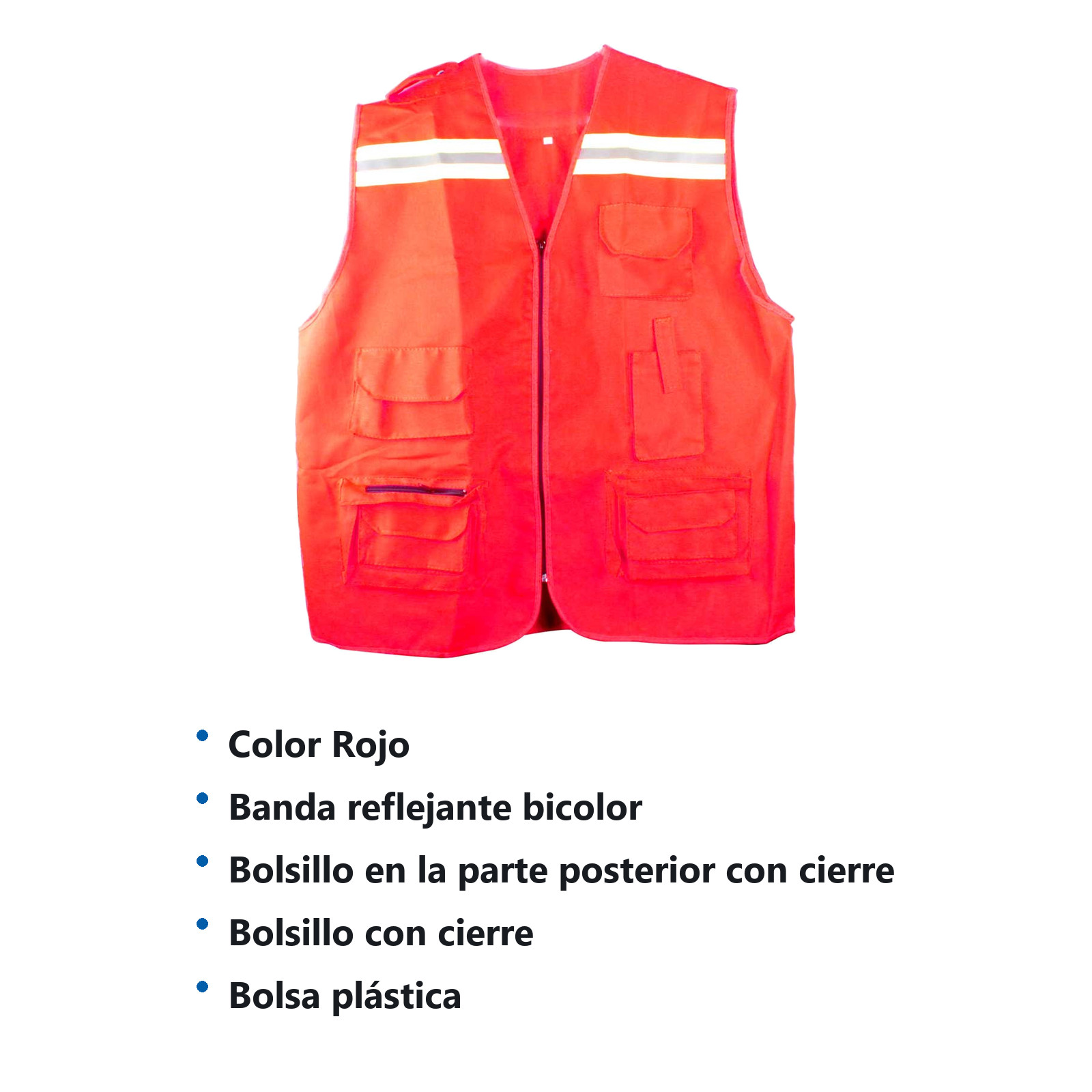 CHALECO G-MAX ROJO L - Imagen 3