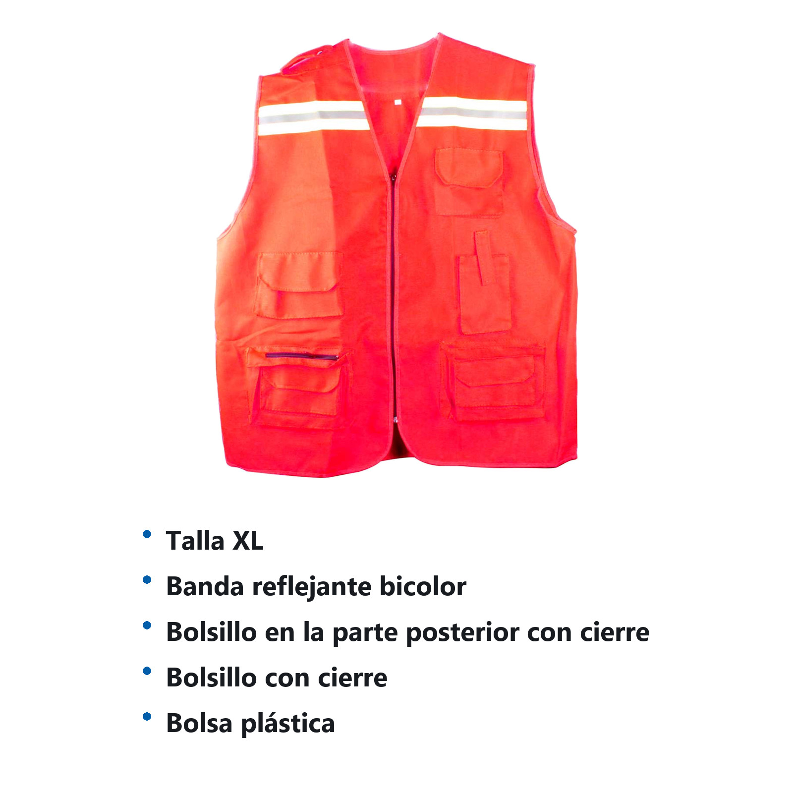 CHALECO G-MAX ROJO XL - Imagen 3