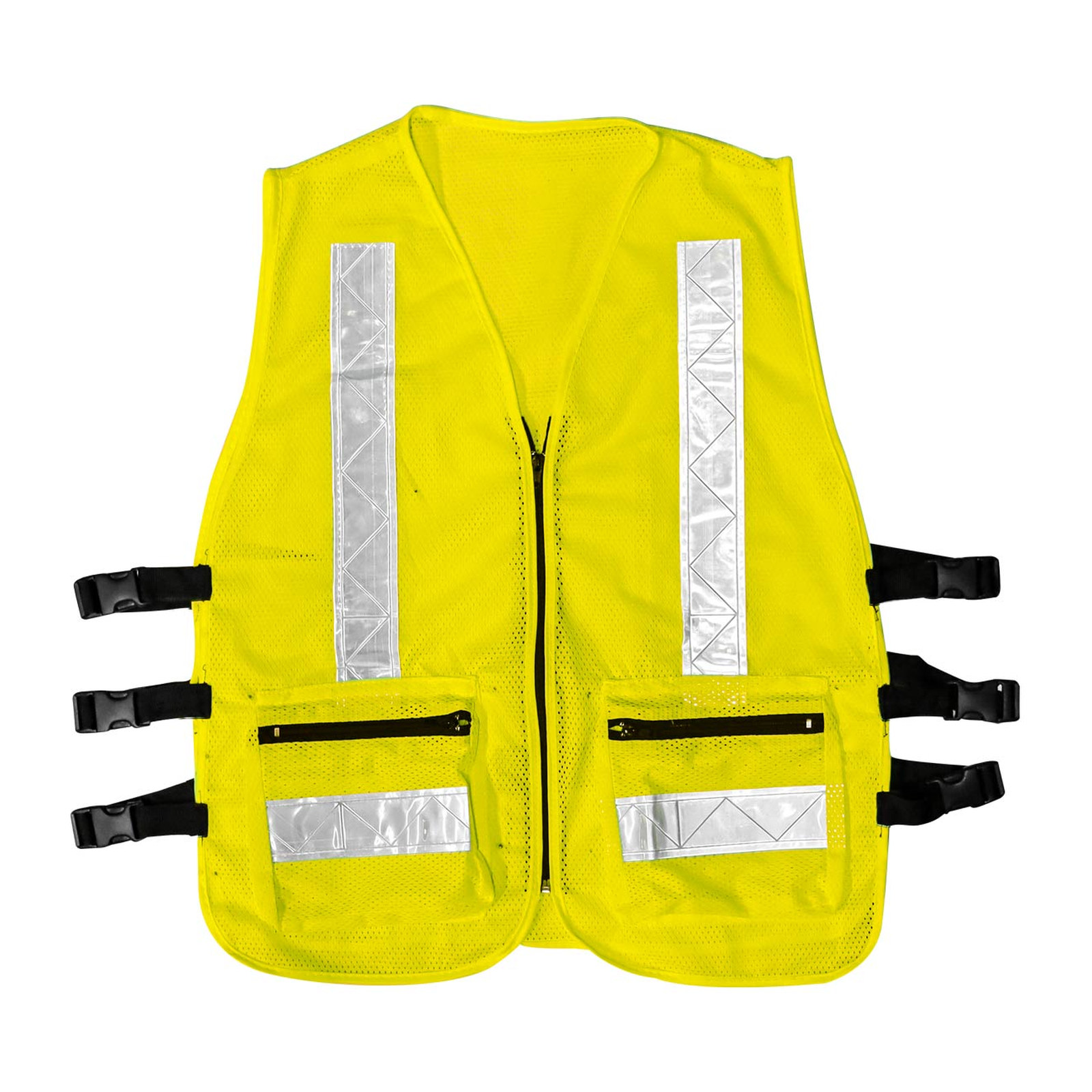 Chaleco de Malla Alta Visibilidad con Reflejante 2" Amarillo Unitalla Weston