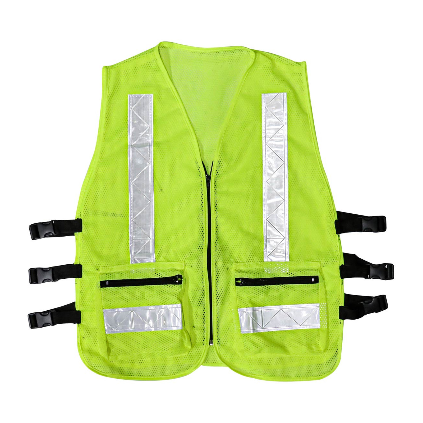 Chaleco de Malla Alta Visibilidad Poliéster con Reflejante 2" Verde Unitalla WESTON