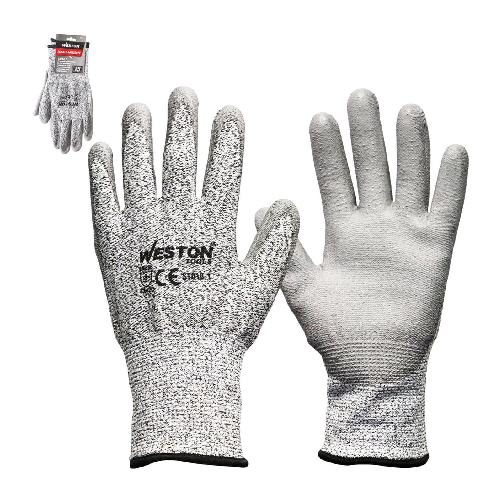 Guante Anticorte Nivel 5 WESTON Talla 7 (Par)