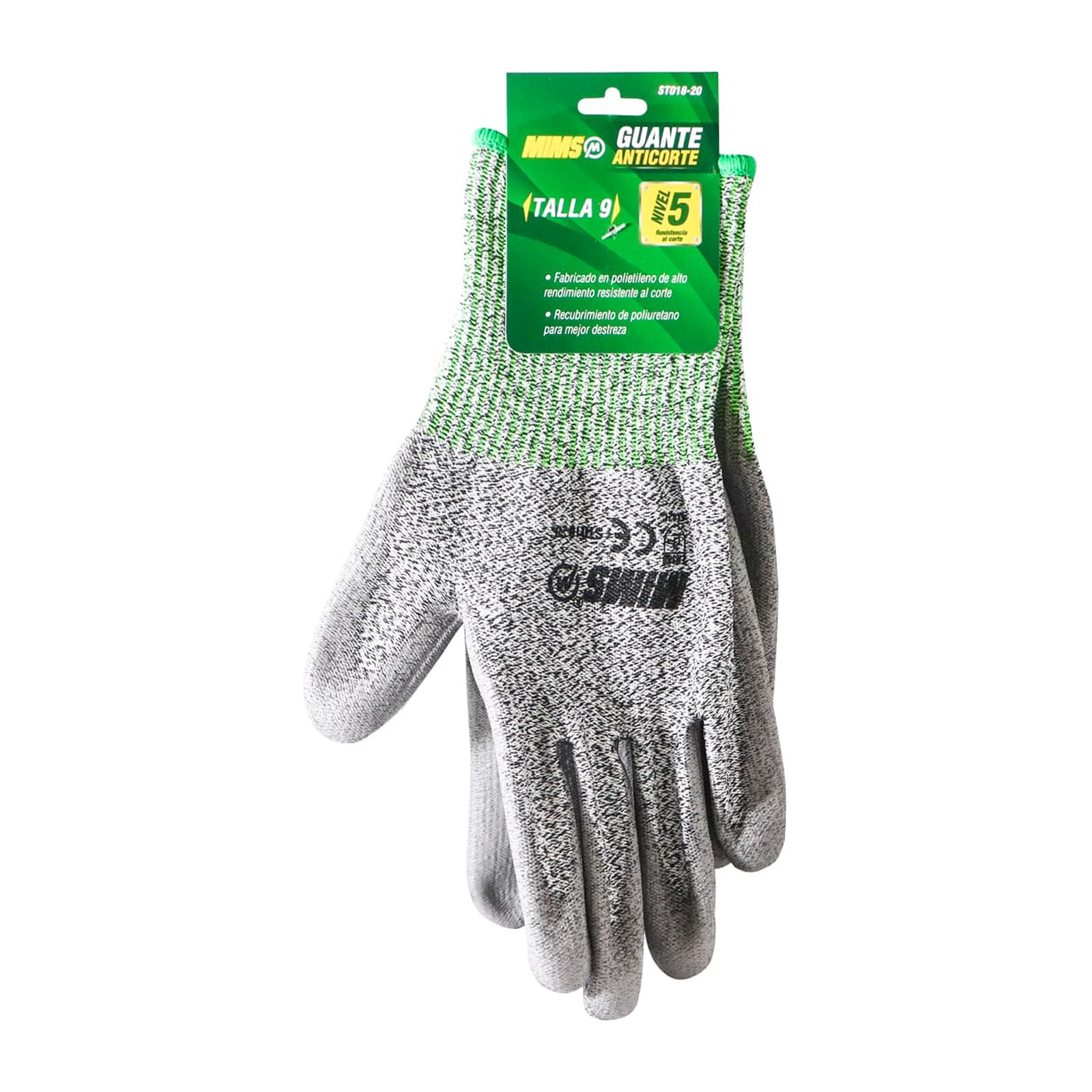 GUANTE ANTICORTE MIMS NIVEL 5 TALLA 9 (Precio x par - Empaque c/10 pares) - Imagen 3