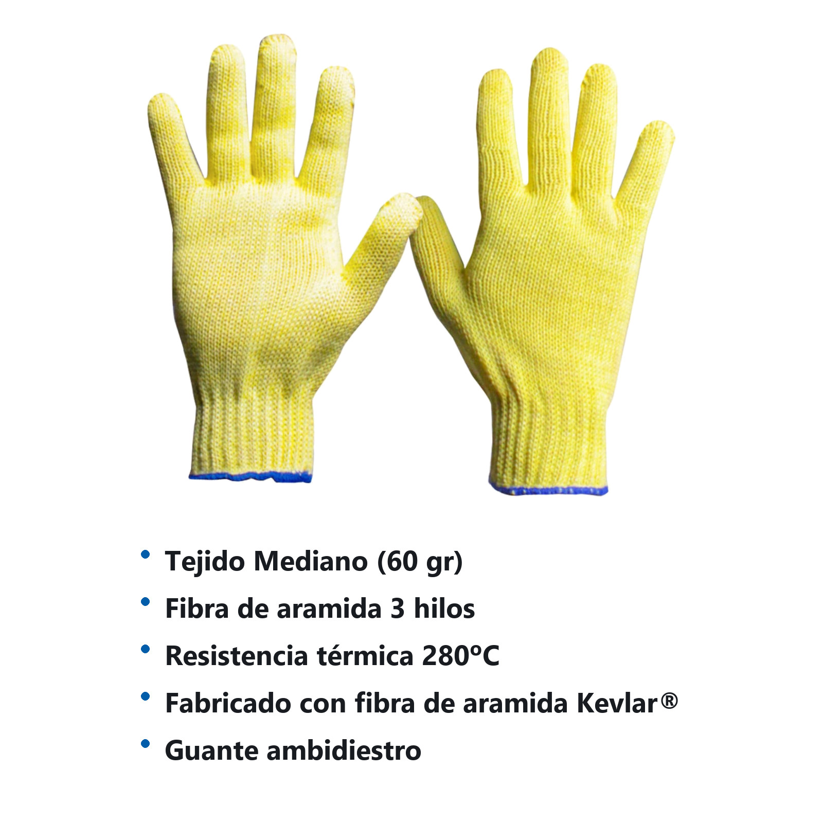 GUANTE REFORZADO USO MEDIO TALLA S (Precio x par - Empaque c/10 pares) - Imagen 3