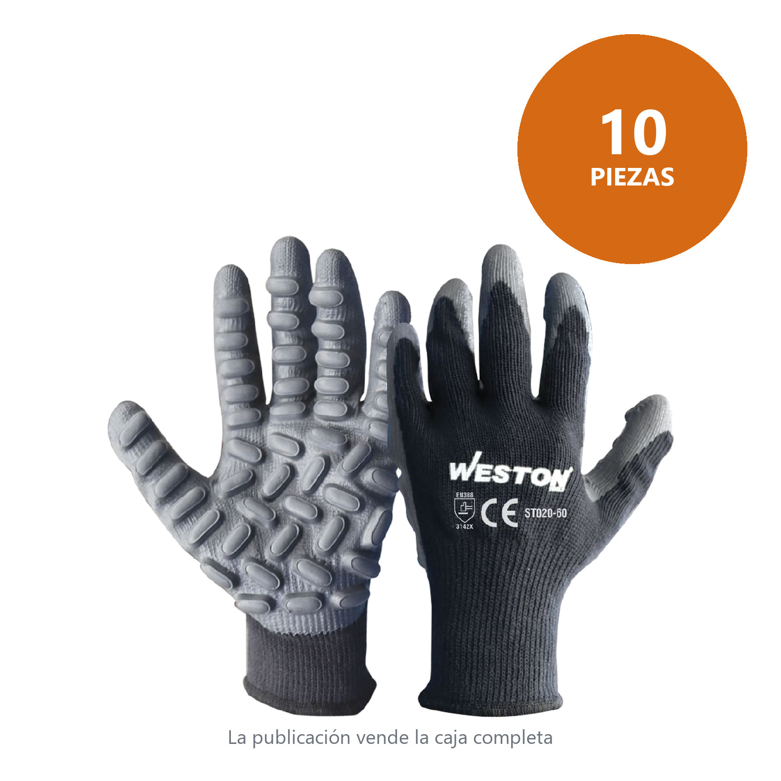 GUANTE ANTI VIBRACION UNITALLA (Precio x par - Empaque c/10 pares) - Imagen 3