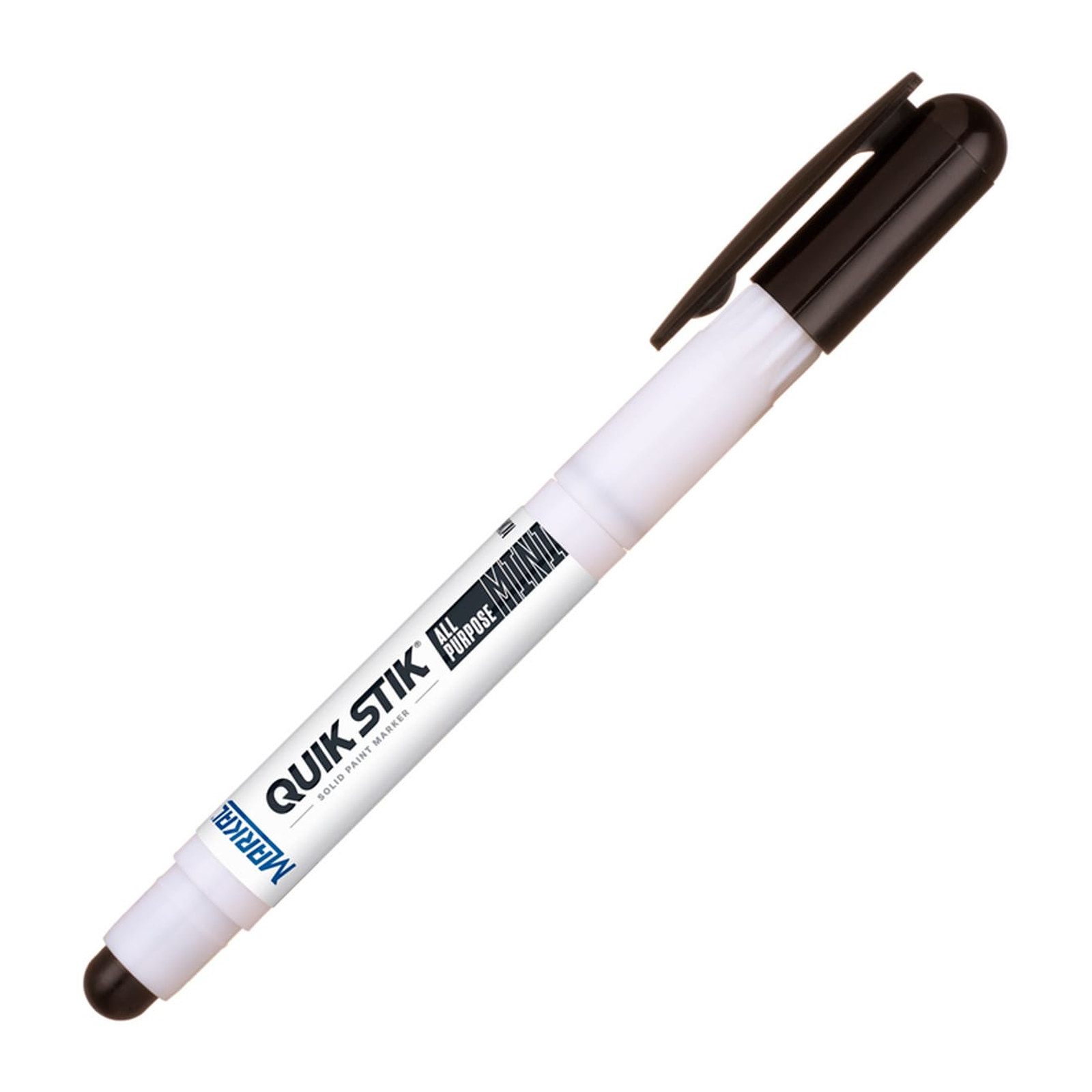Marcador de Pintura Sólida Mini Quik Stik Negro Markal