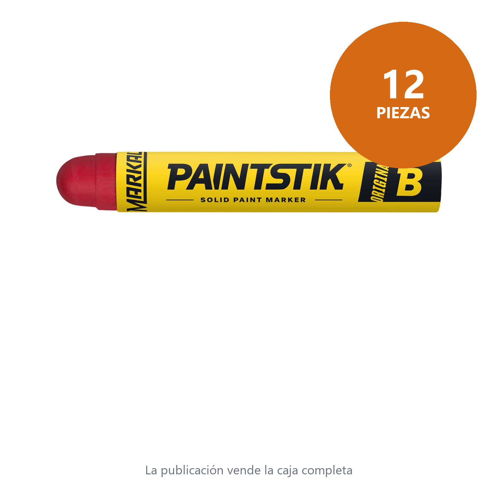 MARCADOR B PAINTSTIK ROJO (CAJA C/12 - PRECIO X PZA) - Imagen 3