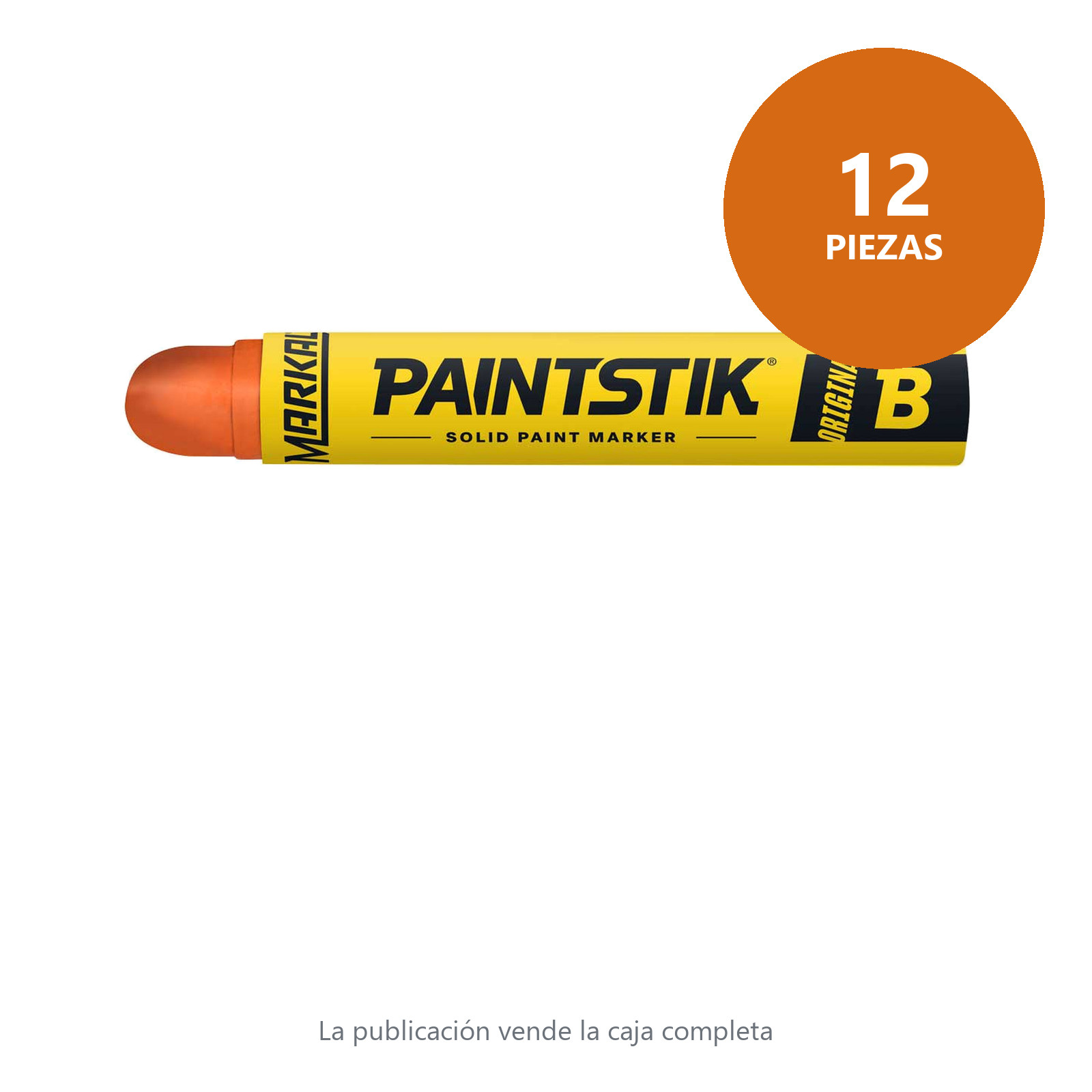 MARCADOR B PAINTSTIK NARANJA (CAJA C/12 - PRECIO X PZA) - Imagen 3