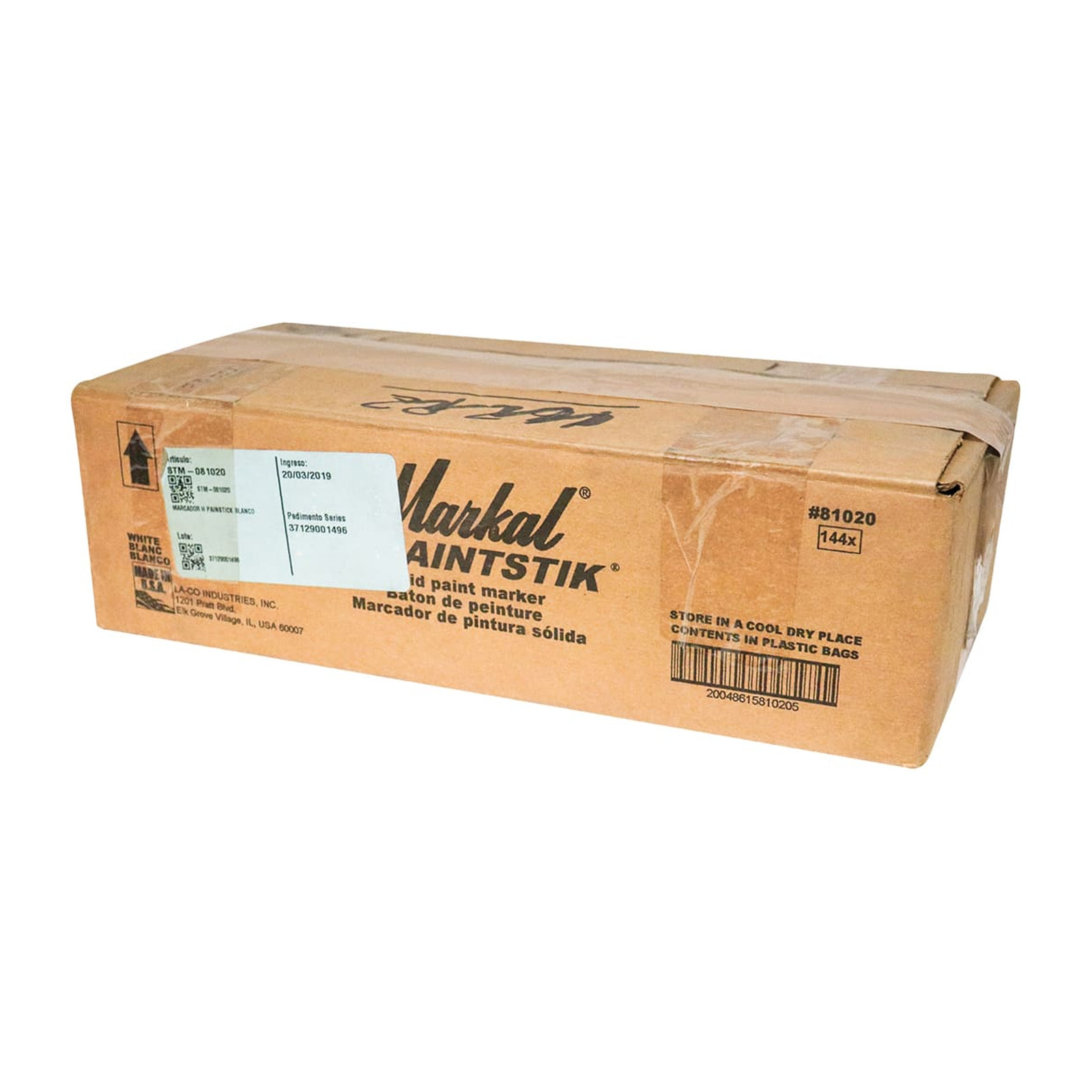 MARCADOR H PAINSTICK BLANCO (CAJA C/144 - PRECIO X PZA) - Imagen 2