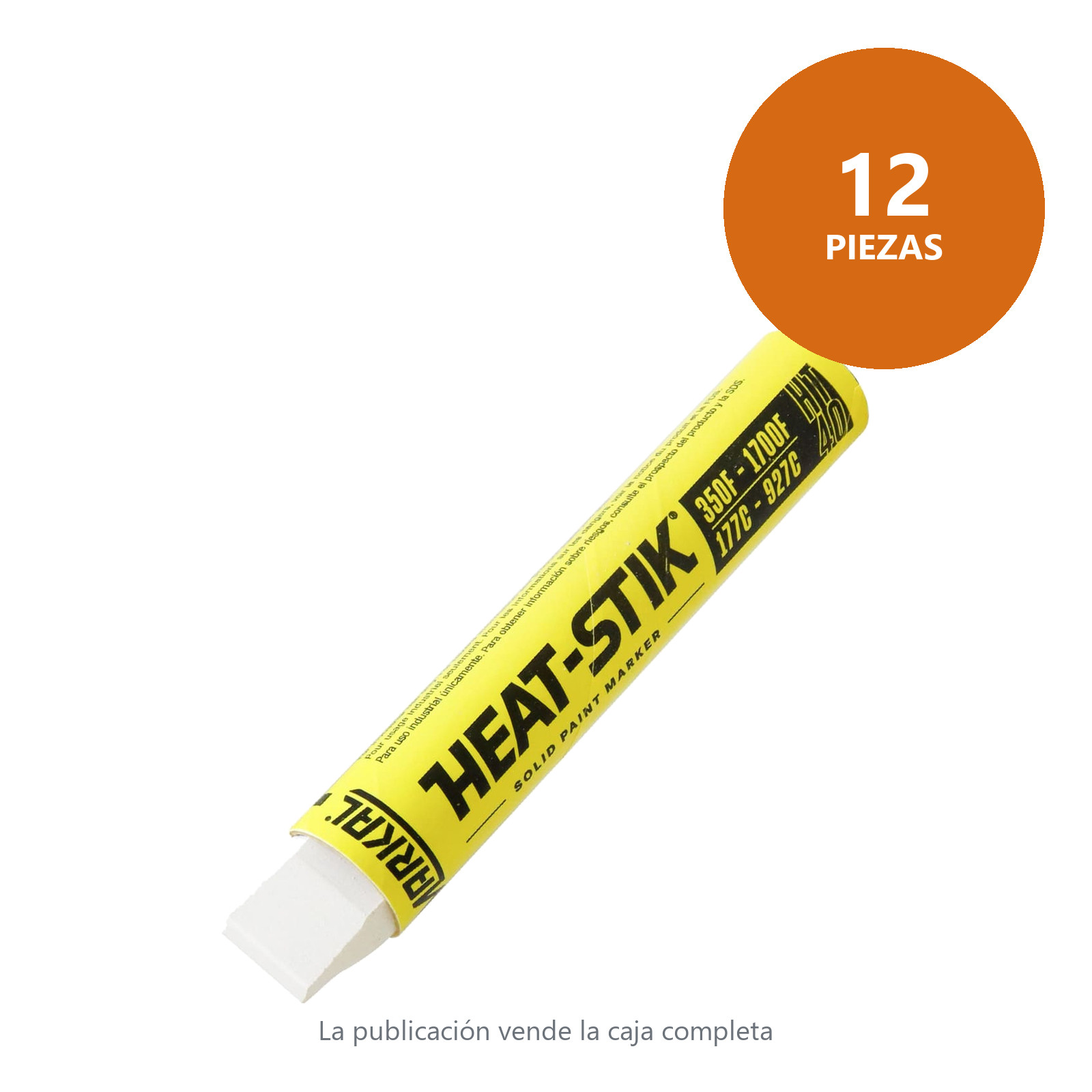 MARCADOR HT40 PAINTSTIK KING-SIZE BLANCO (CAJA C/12 - PRECIO X PZA) - Imagen 4