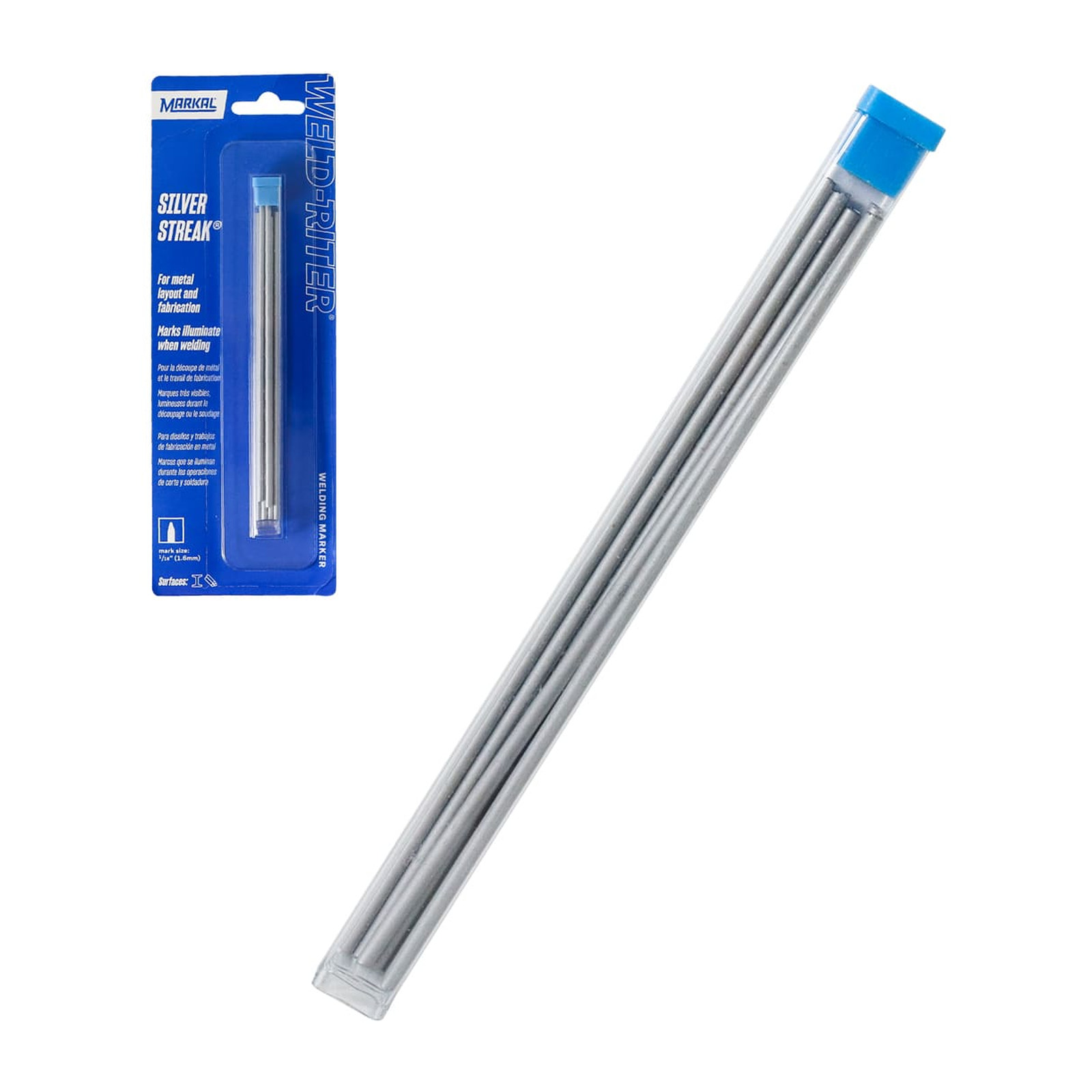 Recambio para Marcador Silver-Streak Markal para Soldar (Paquete de 6 piezas, precio por pieza)