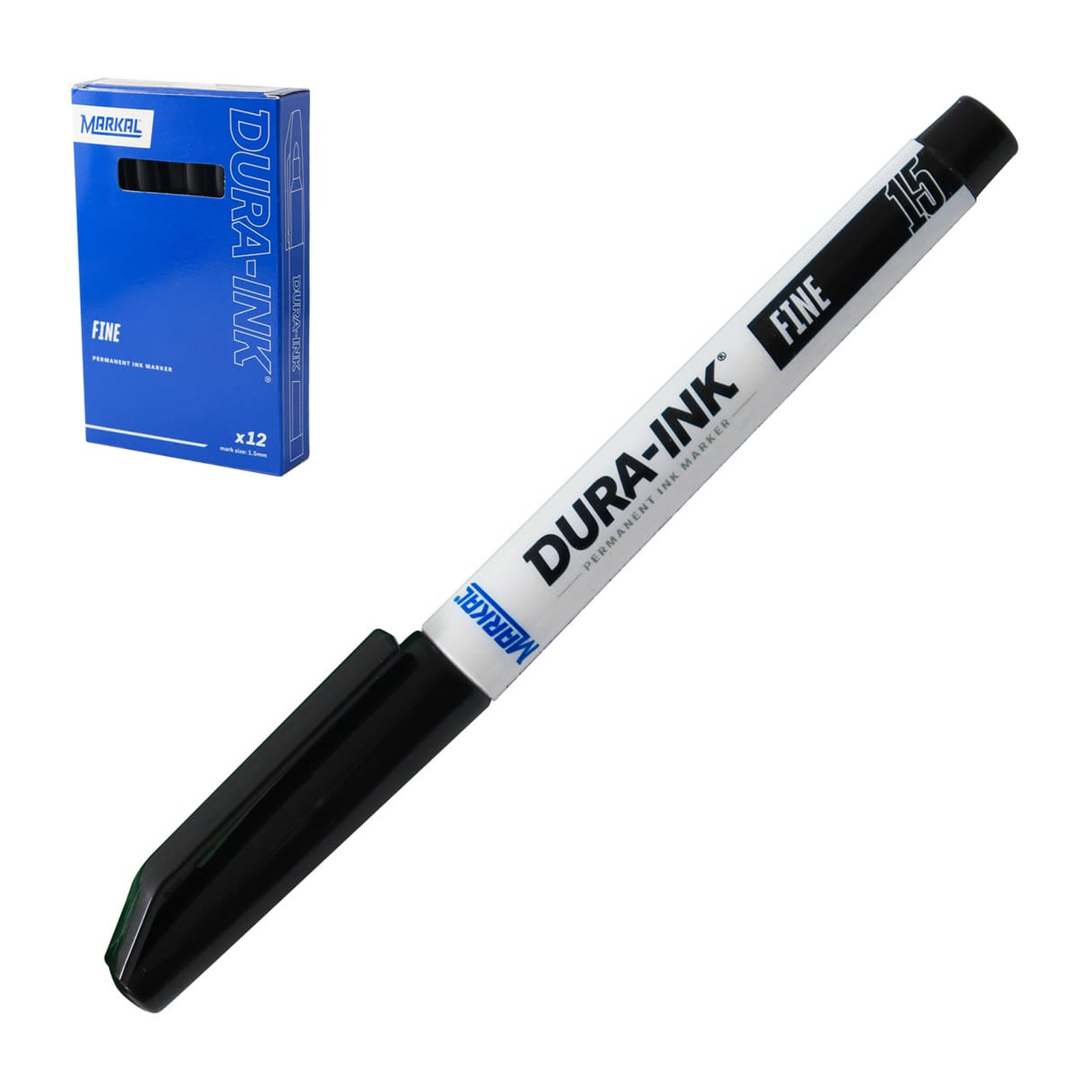 Marcador Permanente Negro MARKAL INK 15