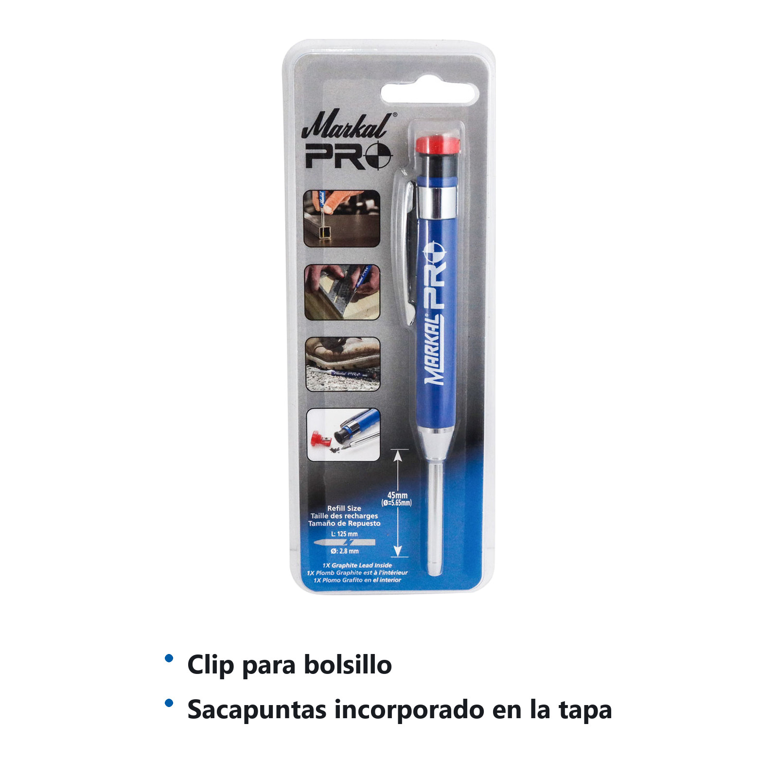 SOPORTE MARKAL PRO HOLDER C/1 MINA (CAJA C/12 - PRECIO X PZA) - Imagen 3
