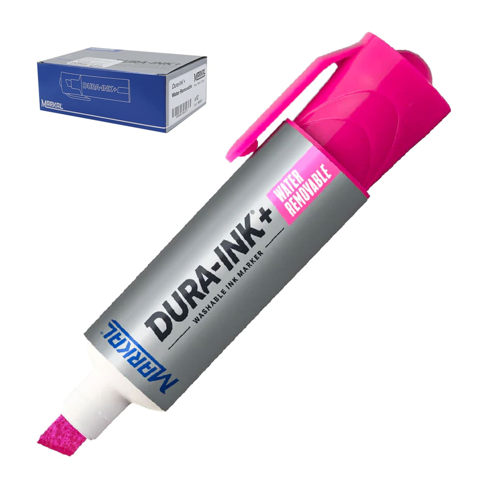Marcador Markal Dura Ink Washaway Rosa