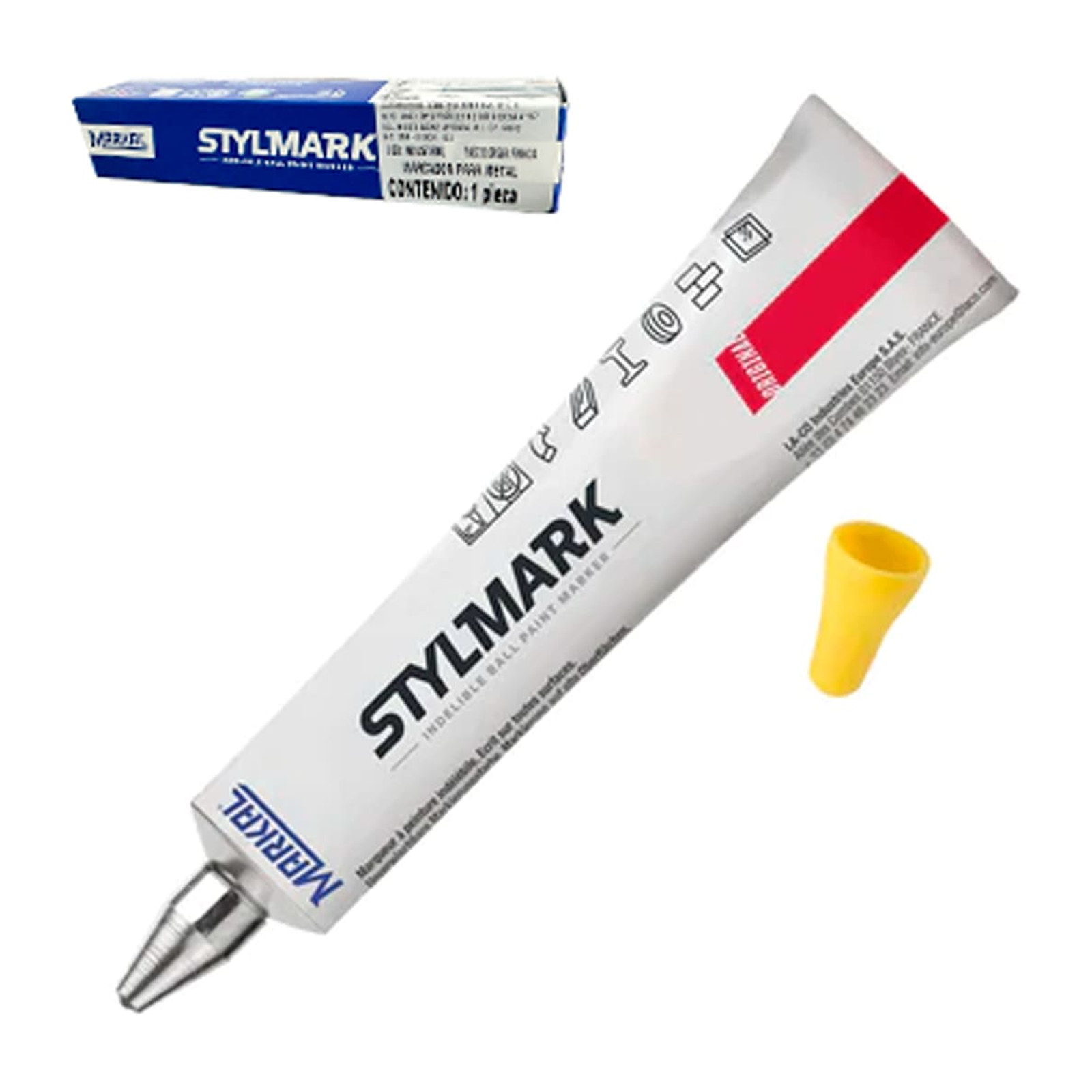 Marcador Markal Stylmark Dura Ball Amarillo