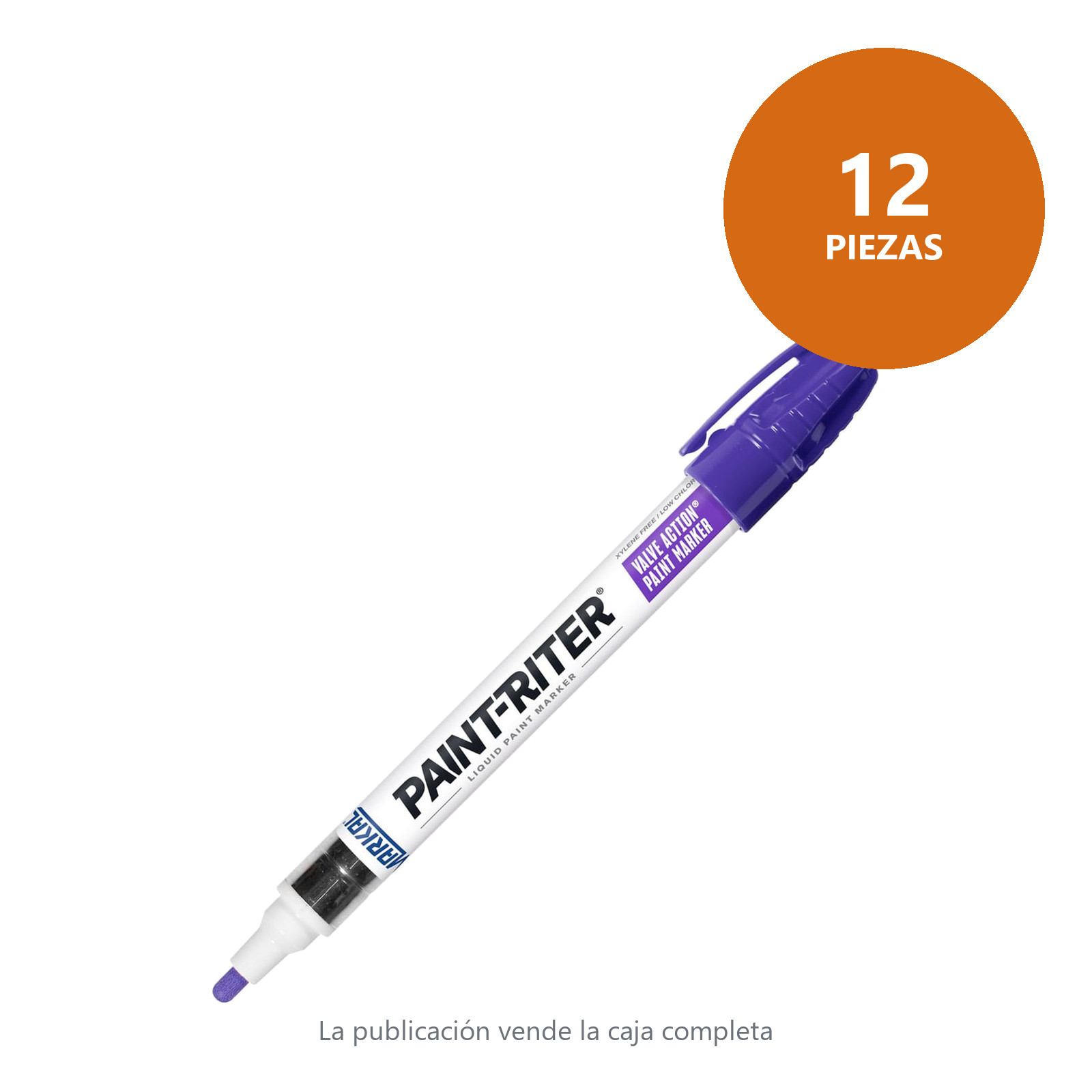 MARCADOR VALVE ACTION MORADO (CAJA C/12 - PRECIO X PZA) - Imagen 3
