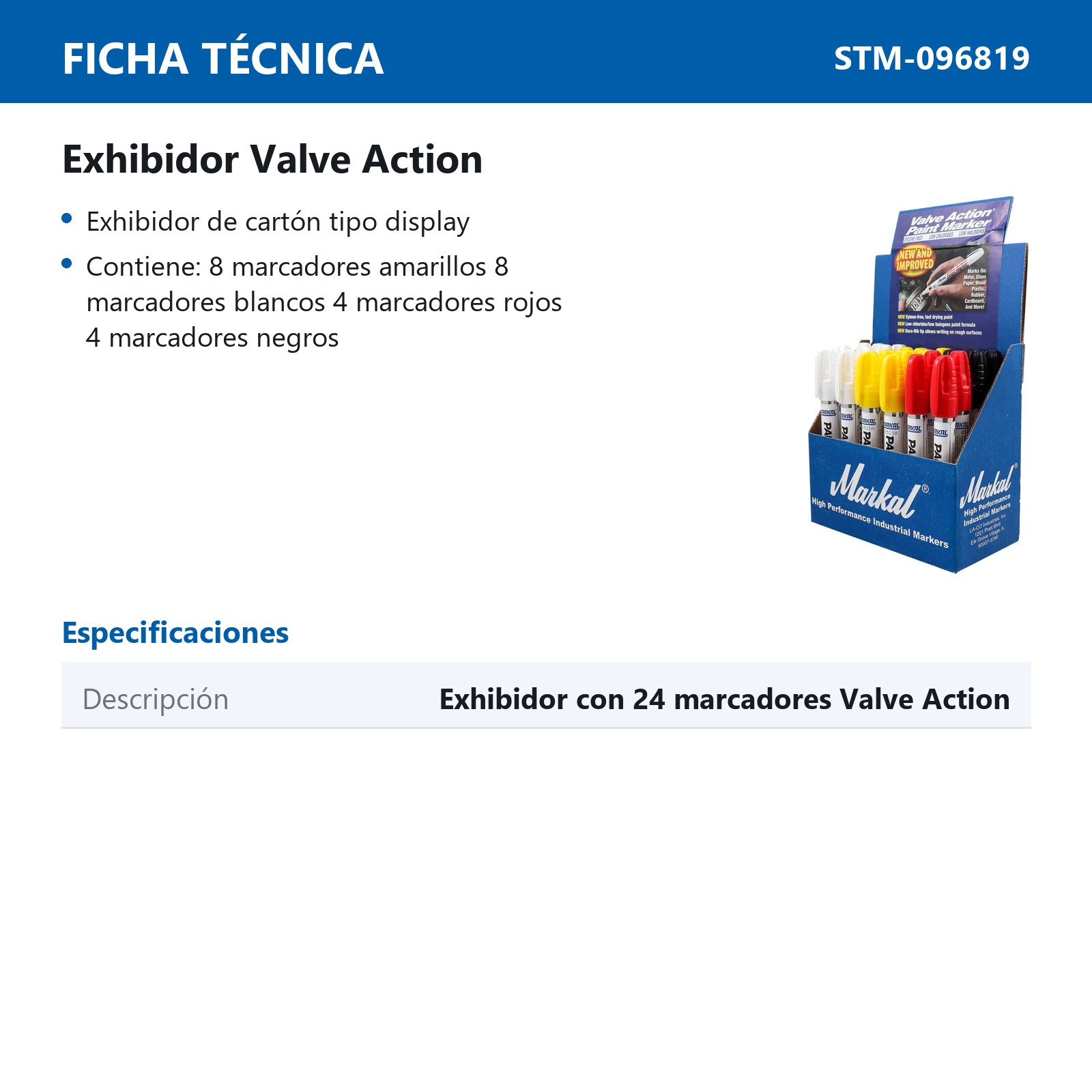 EXHIBIDOR CON 24 MARCADORES - Imagen 3
