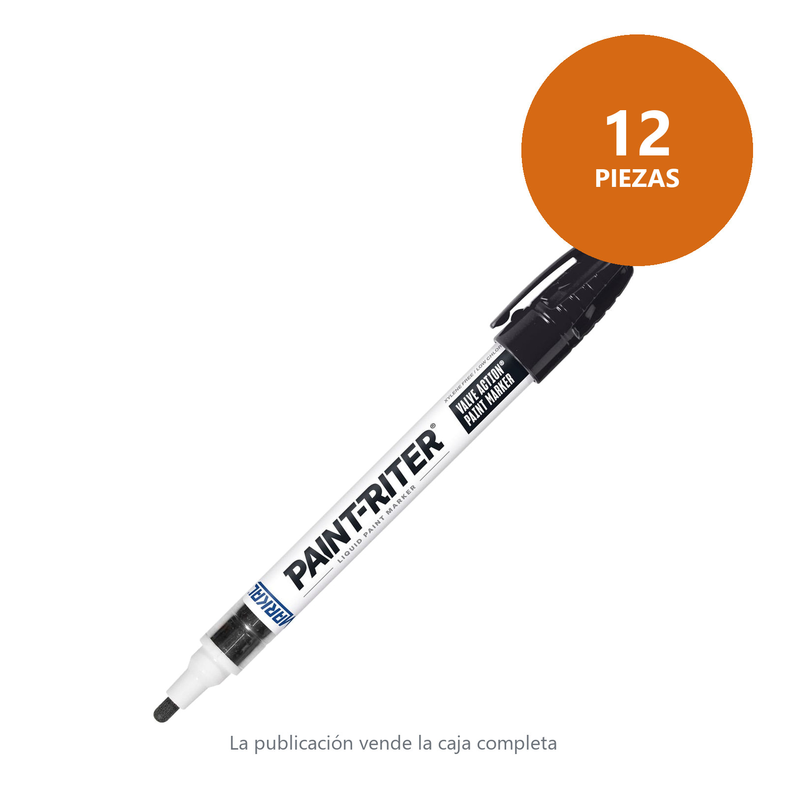 MARCADOR VALVE ACTION NEGRO (CAJA C/12 - PRECIO X PZA) - Imagen 3