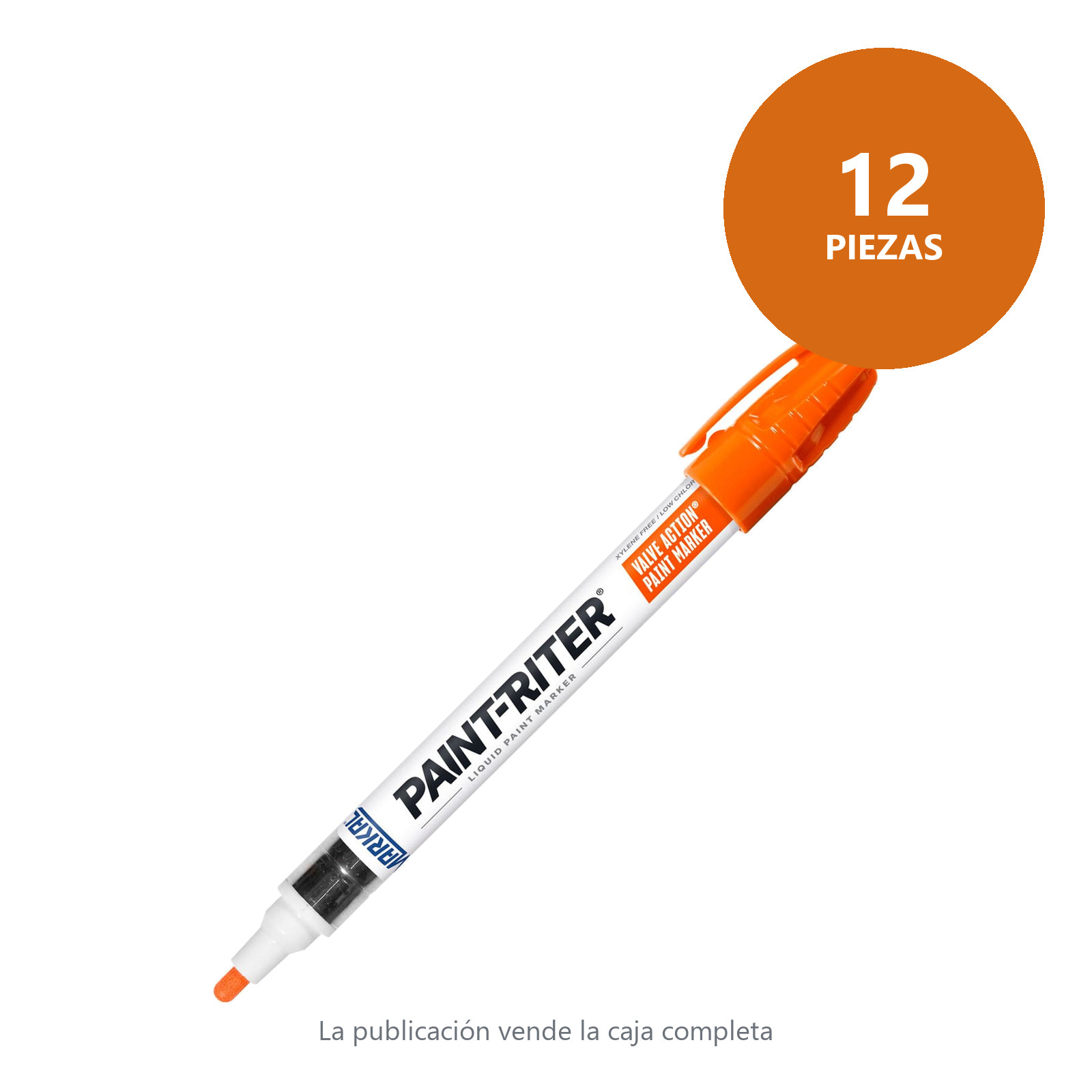 MARCADOR VALVE ACTION NARANJA (CAJA C/12 - PRECIO X PZA) - Imagen 3