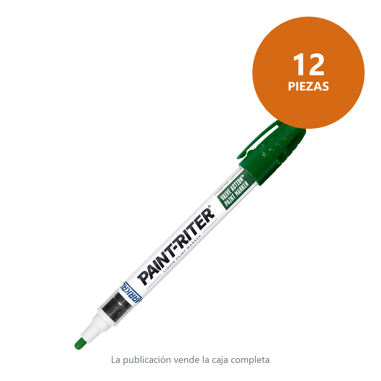 MARCADOR VALVE ACTION VERDE (CAJA C/12 - PRECIO X PZA) - Imagen 3