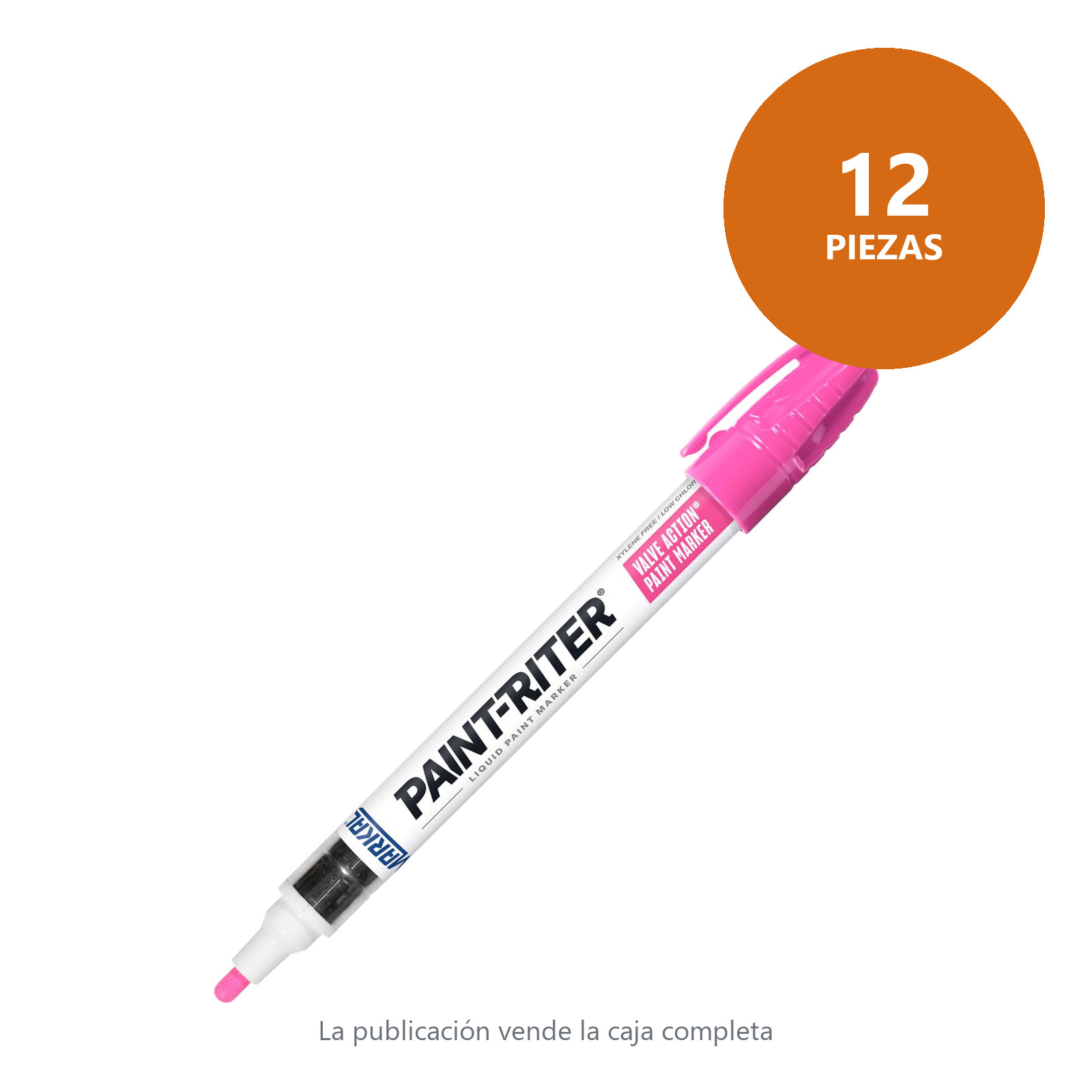 MARCADOR VALVE ACTION ROSA (CAJA C/12 - PRECIO X PZA) - Imagen 3