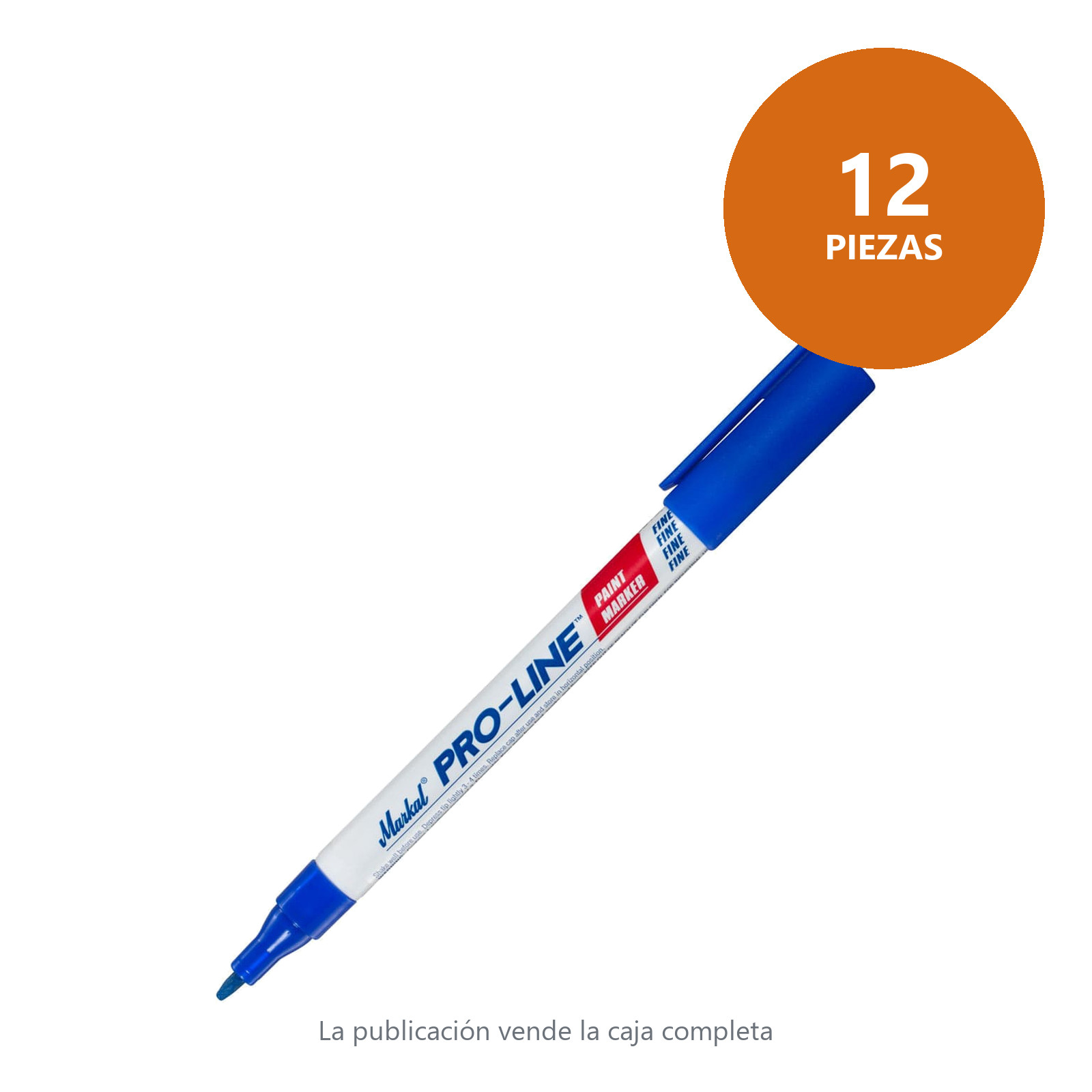 MARCADOR PUNTO FINO PROLINE AZUL (CAJA C/12 - PRECIO X PZA) - Imagen 2