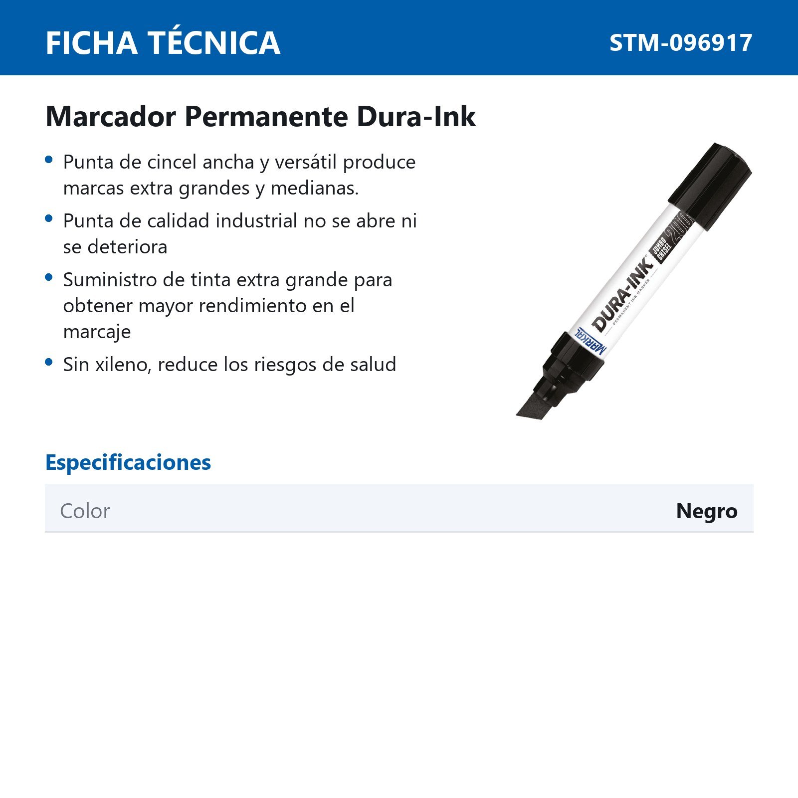 MARCADOR PERMANENTE NEGRO 200 (CAJA C/12 - PRECIO X PZA) - Imagen 3