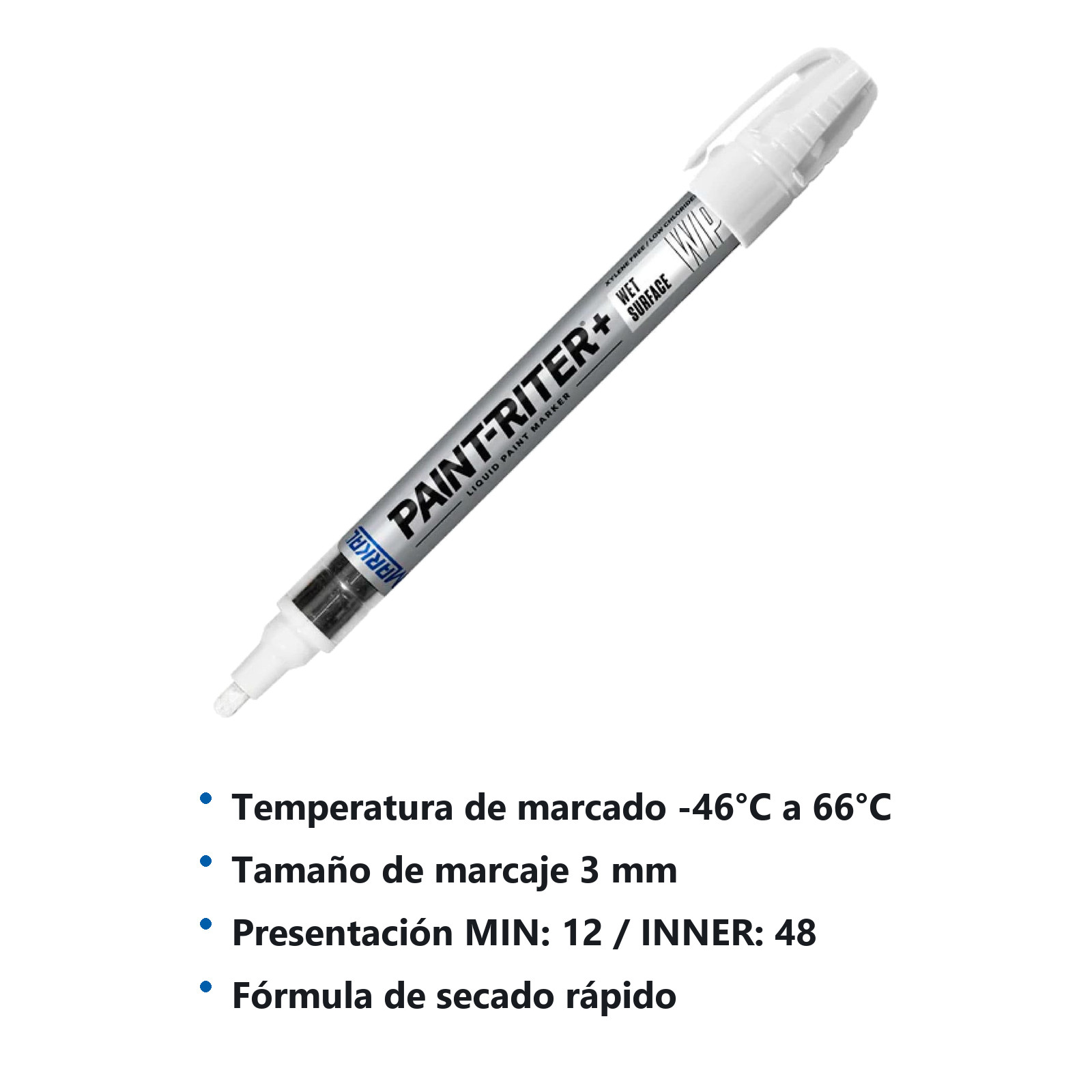 MARCADOR WP PROLINE BLANCO (CAJA C/12 - PRECIO X PZA) - Imagen 3